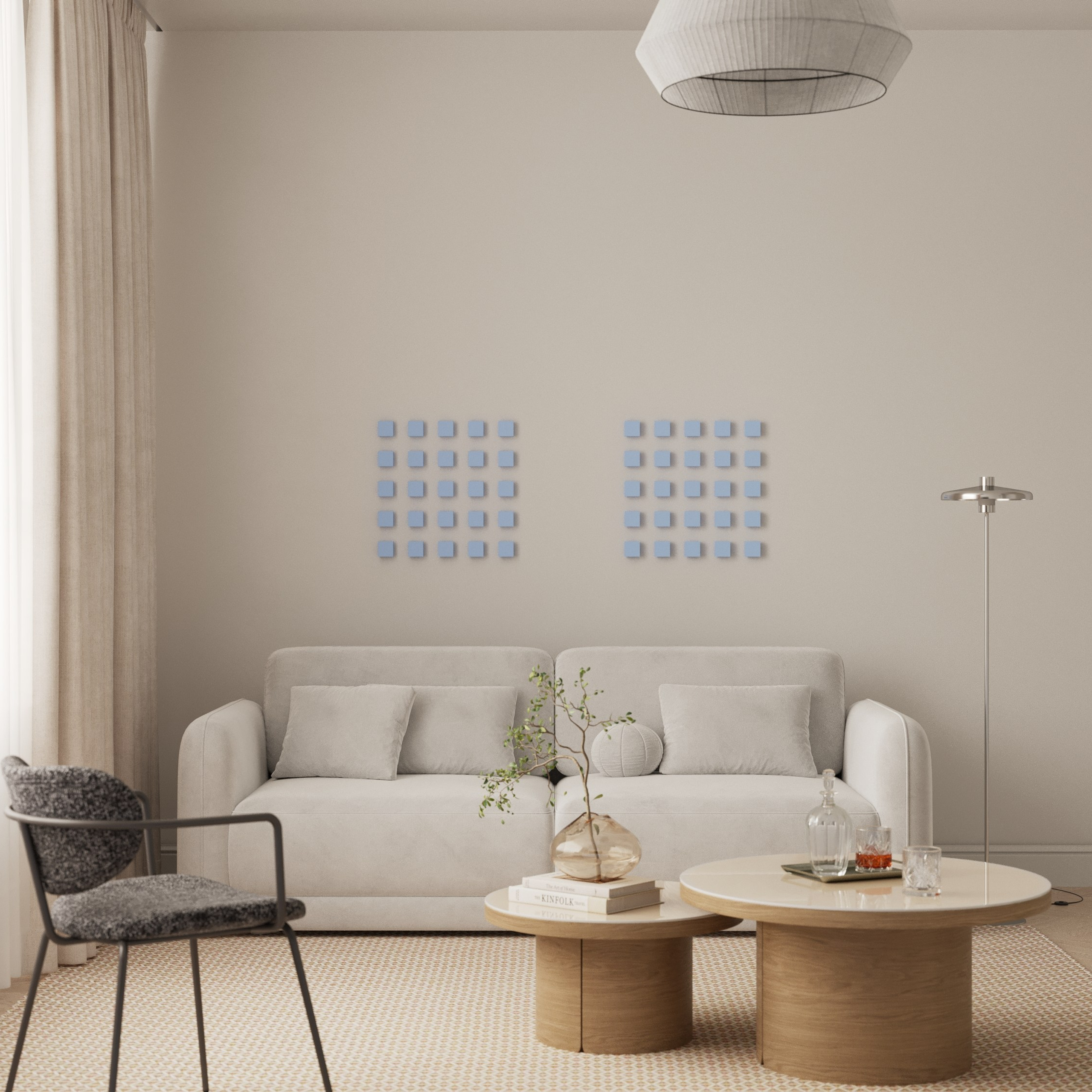 Interior design project of modern apartment (residential complex Vavilov Dom). KSYUSCHENKA — Interior design practice