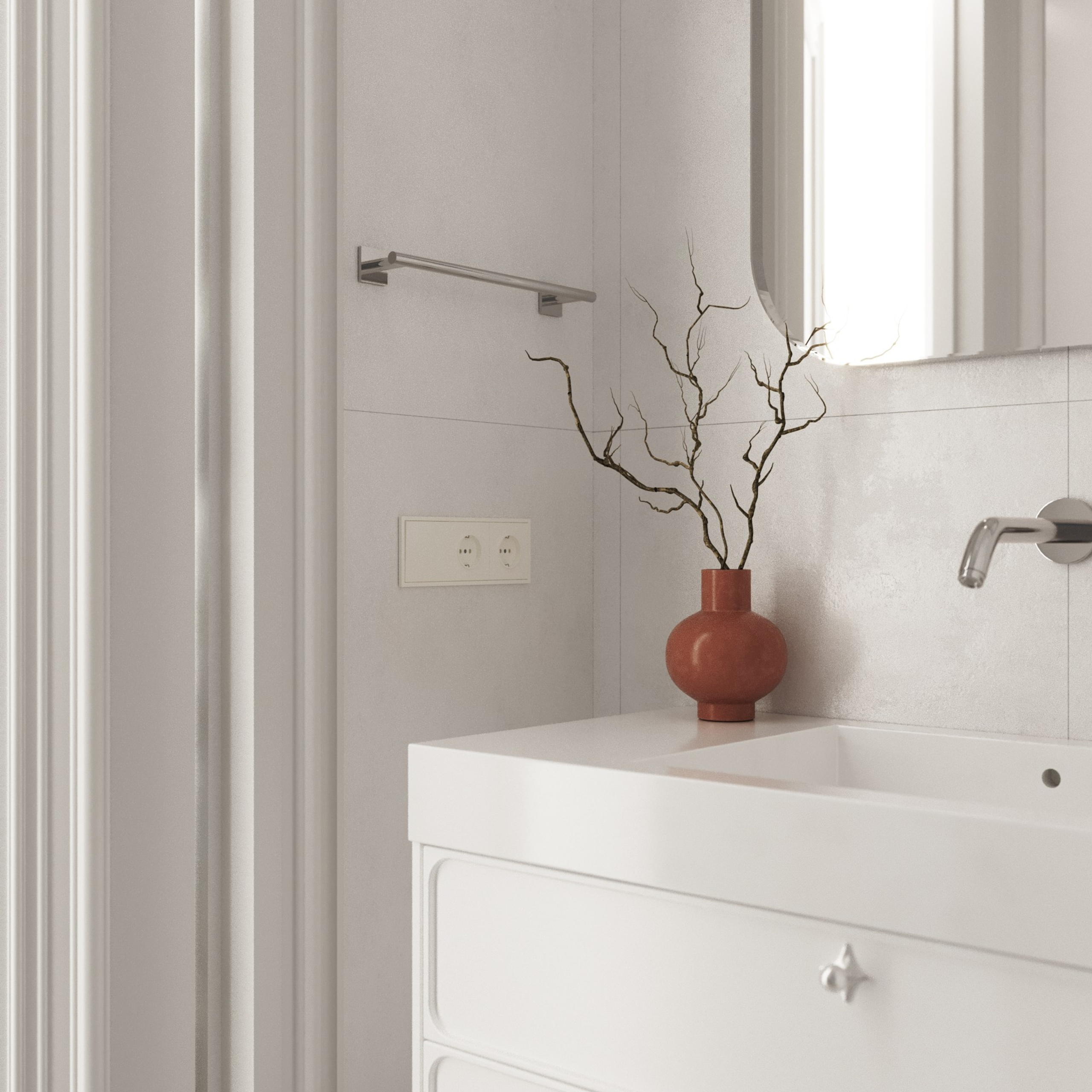 Interior design project of modern apartment (residential complex Vavilov Dom). KSYUSCHENKA — Interior design practice