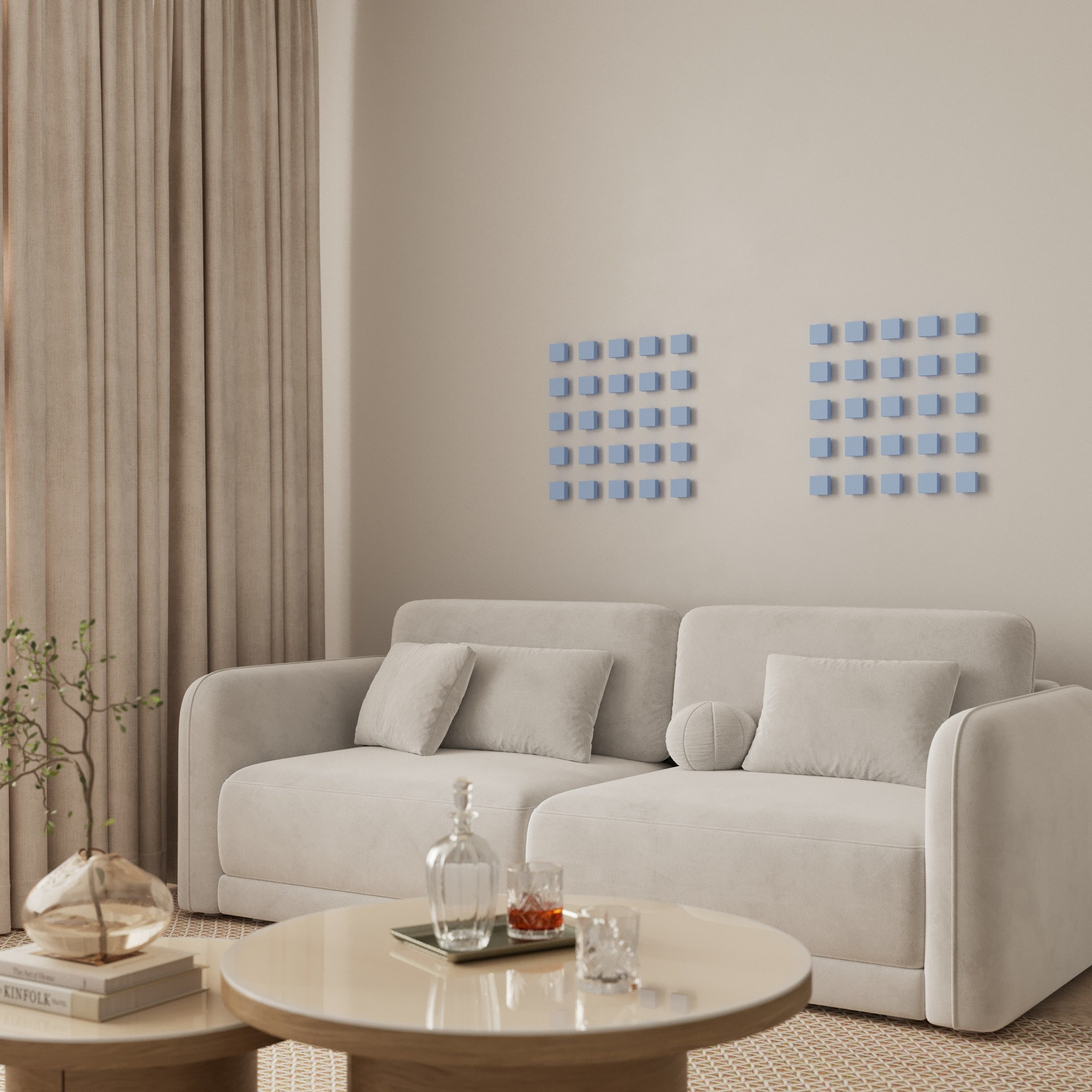 Interior design project of modern apartment (residential complex Vavilov Dom). KSYUSCHENKA — Interior design practice