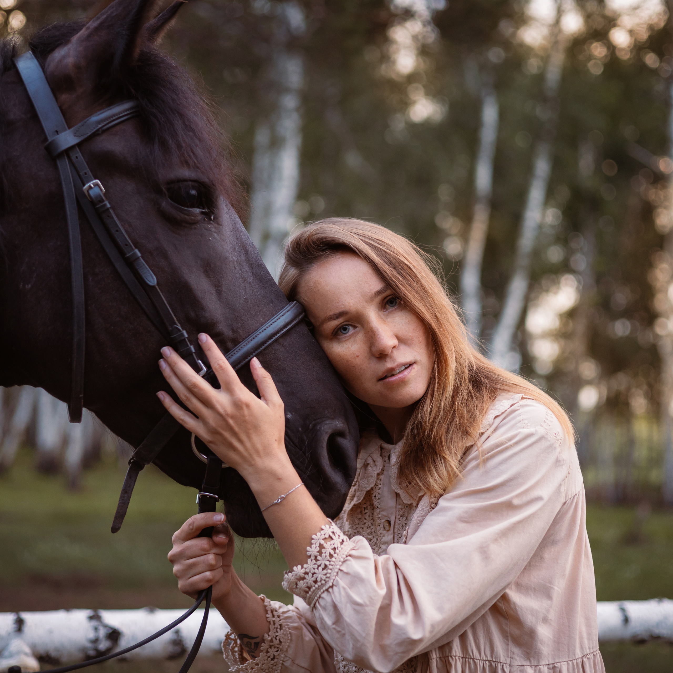 С животными