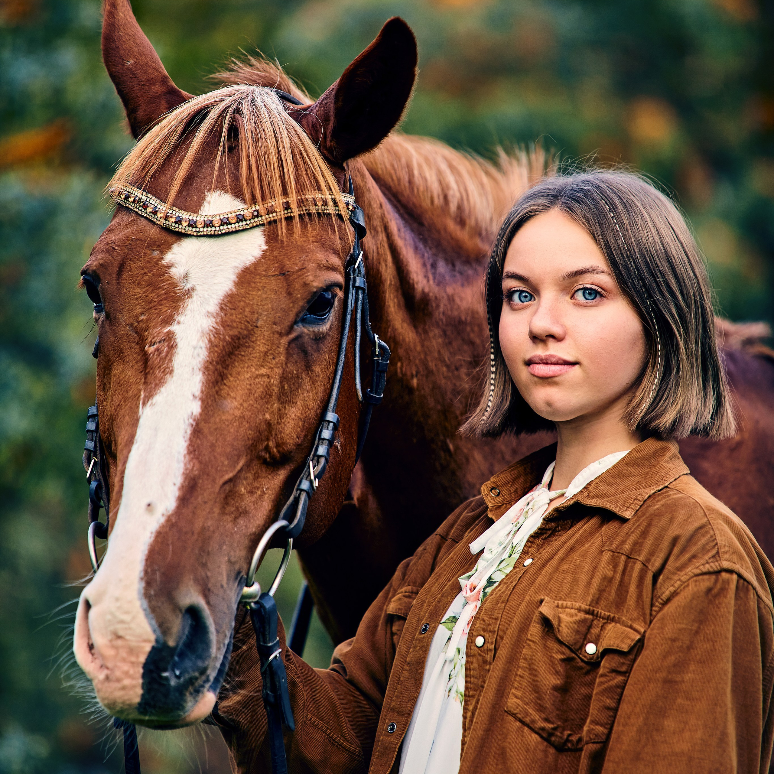 Ксения и конь.
