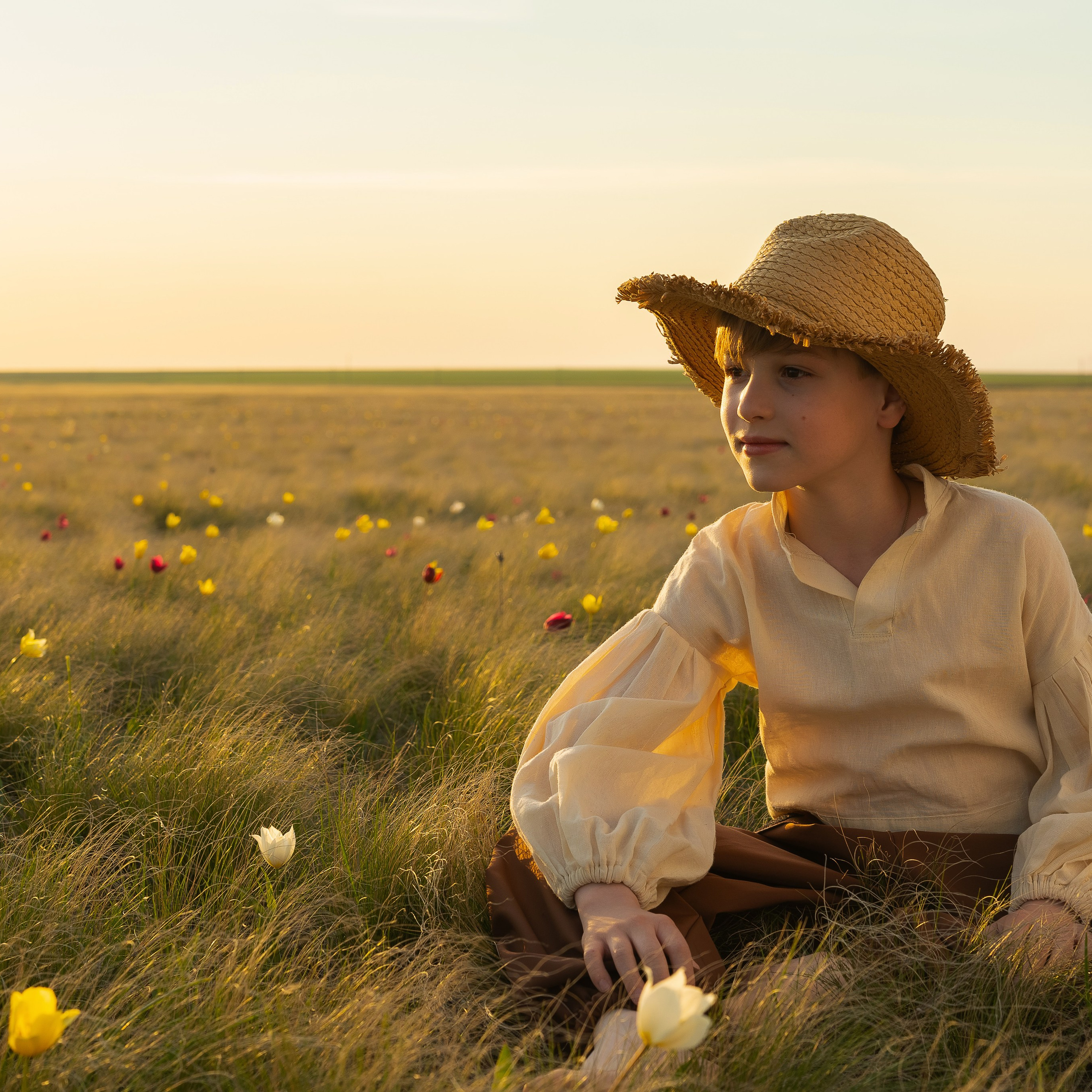 фотосессия в поле