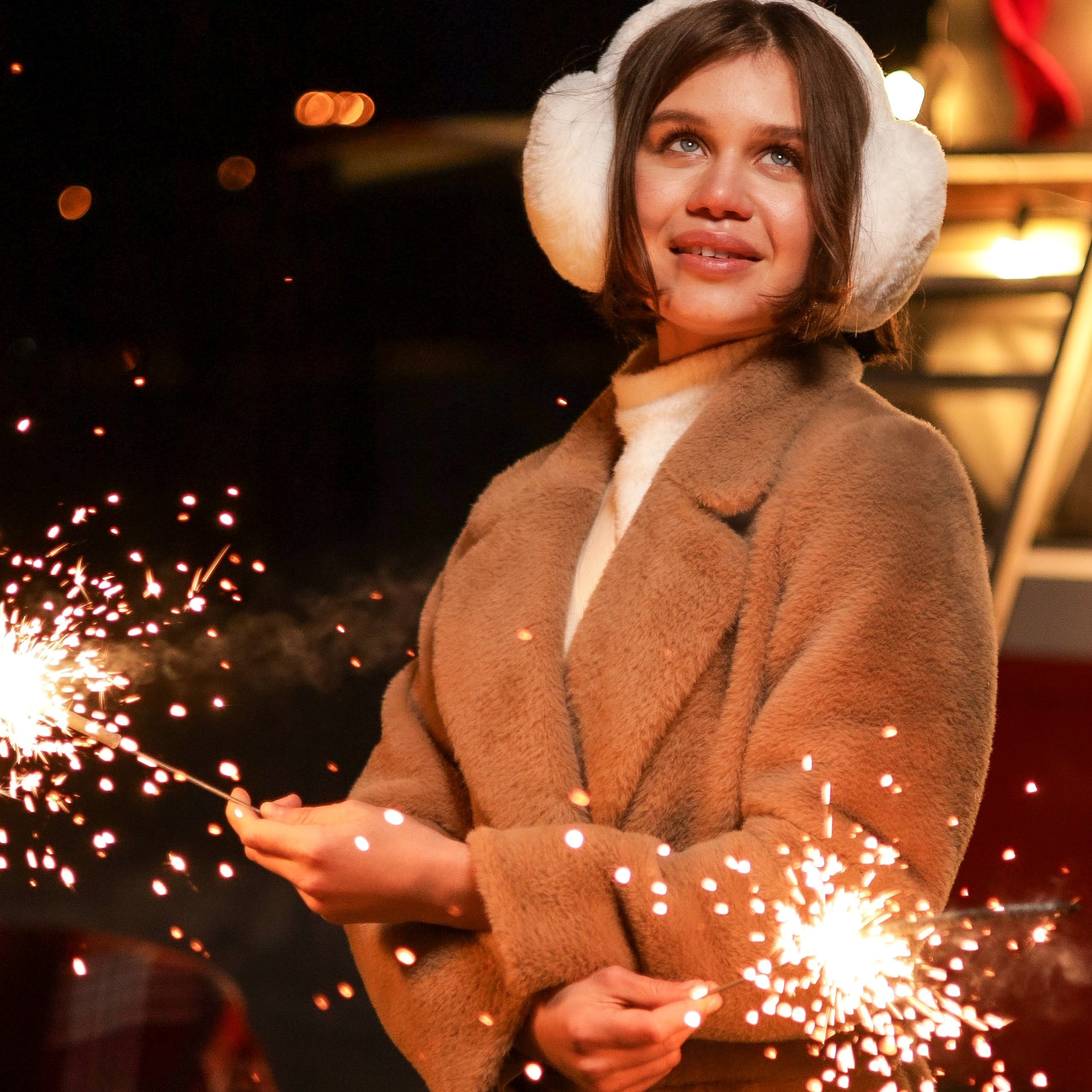 Аня и пушистик Санни