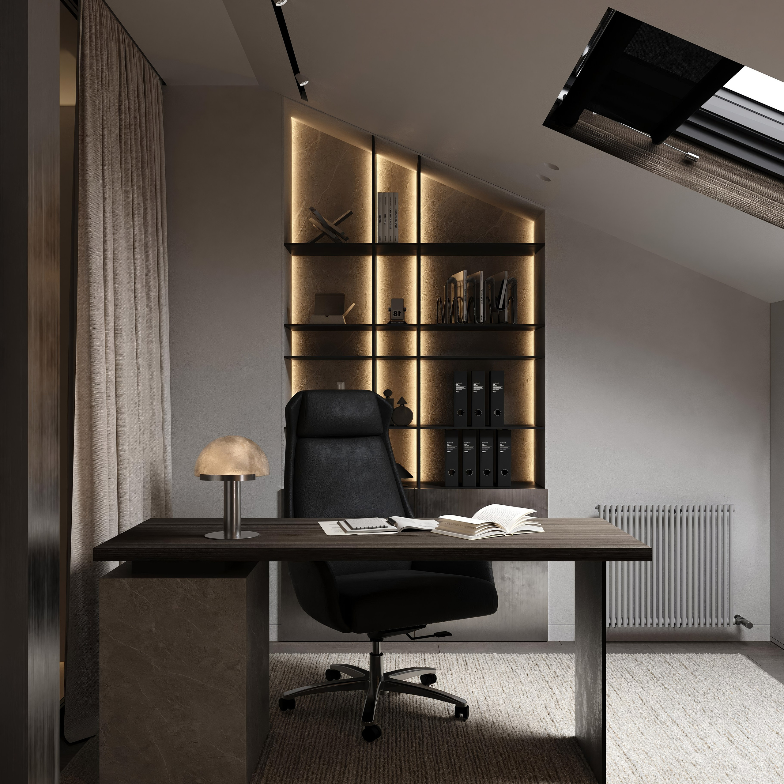 Кабинет в загородном доме