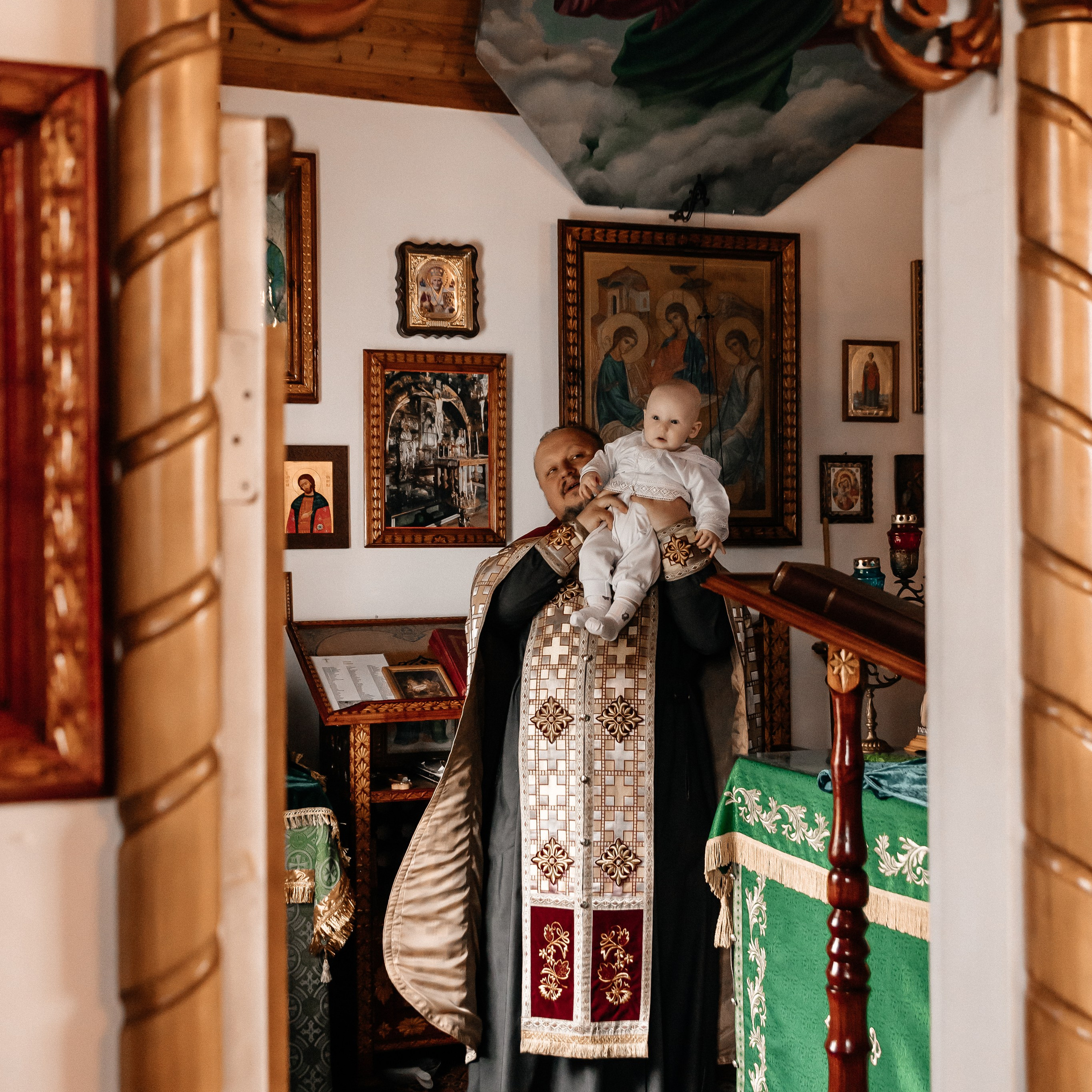 Крещение Леши