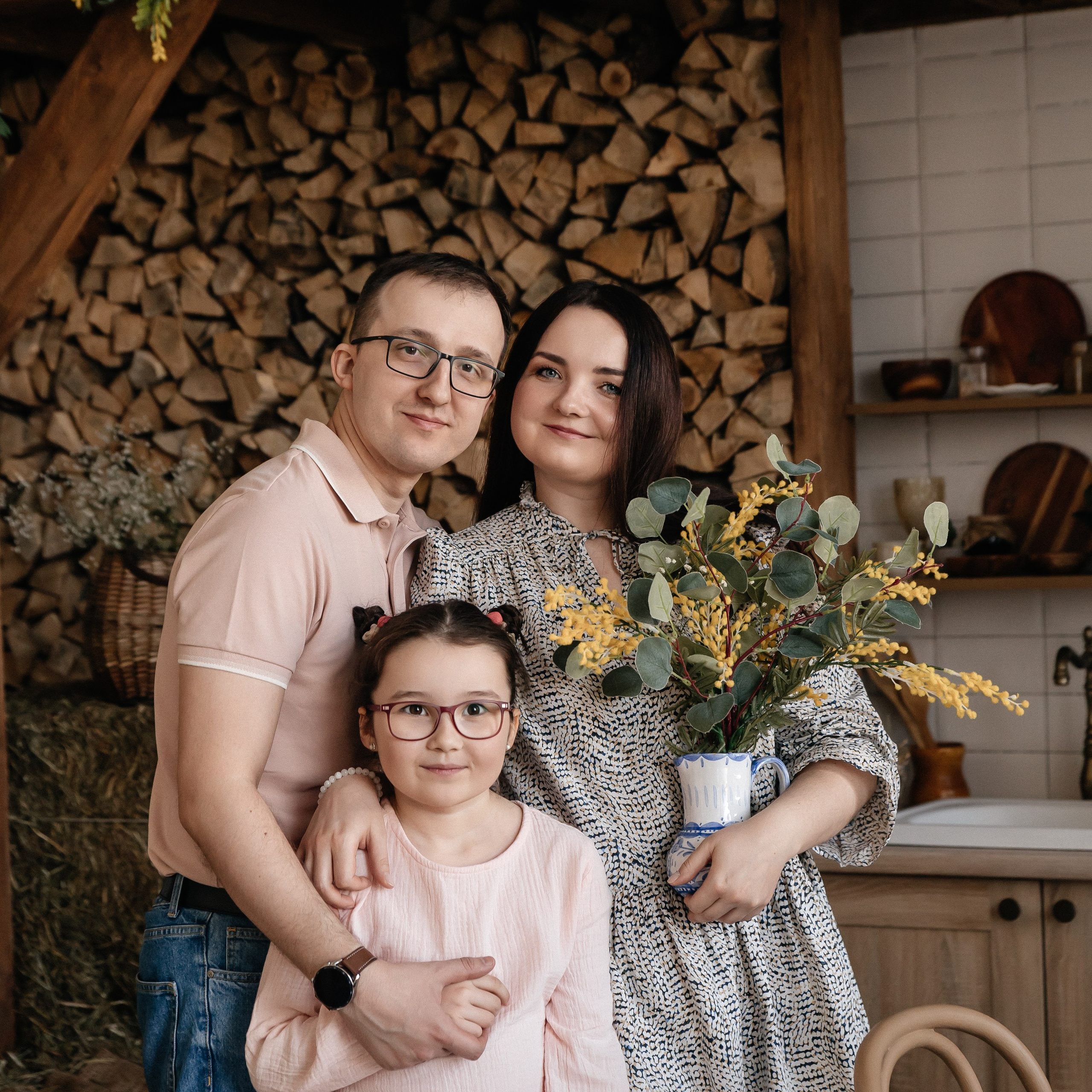 Наташа, Алексей и Настя