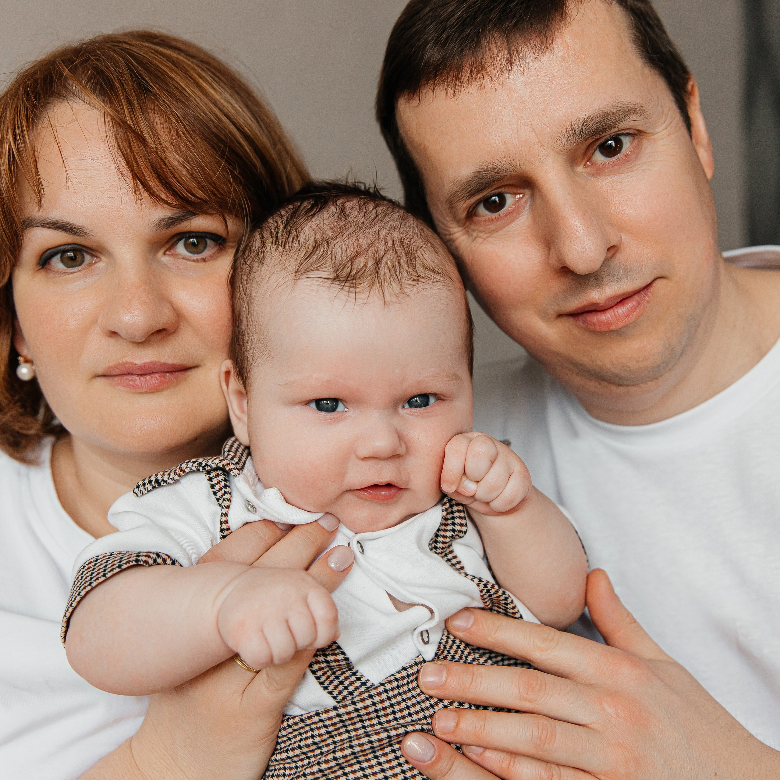 Домашняя съемка, малыш 3 месяца