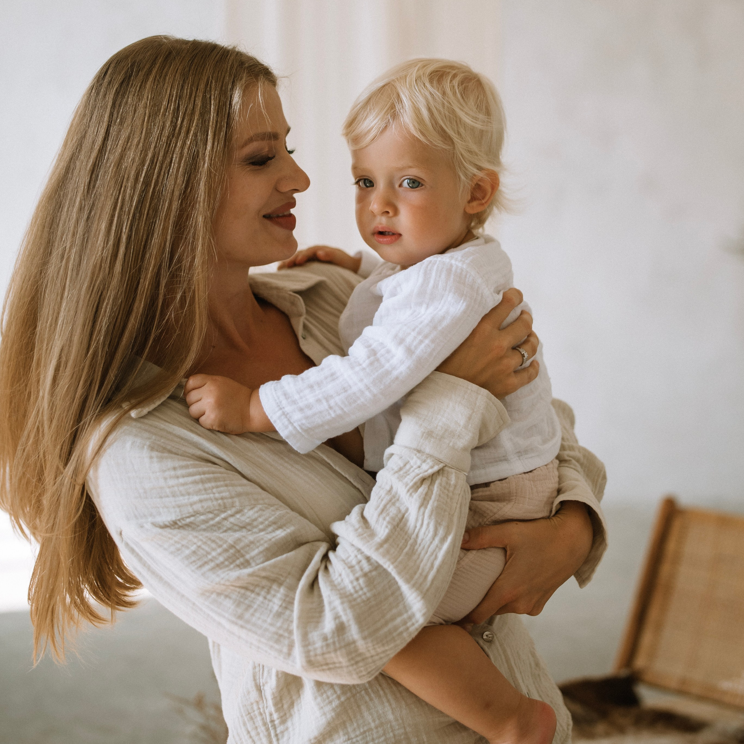 Владик с мамой в студии Котта