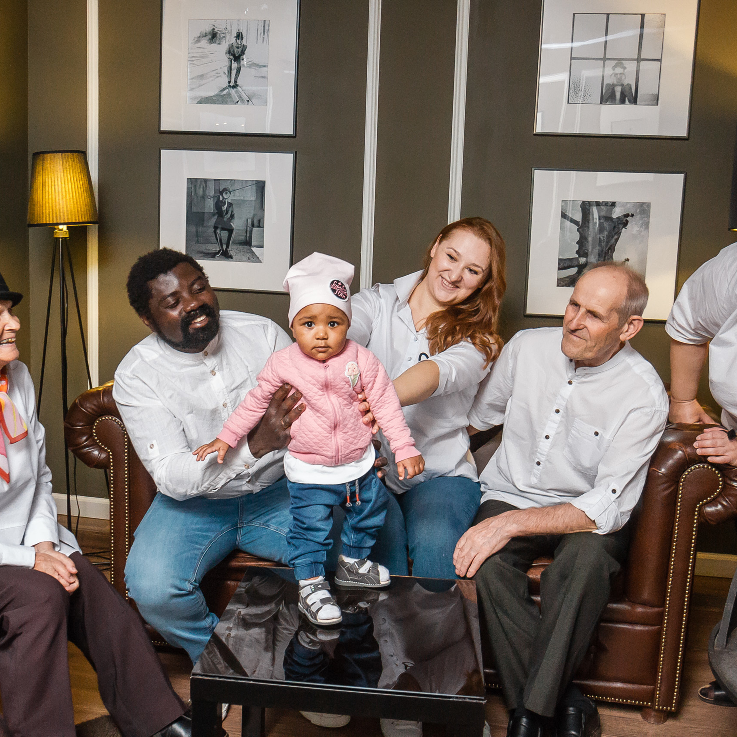 Большая семья