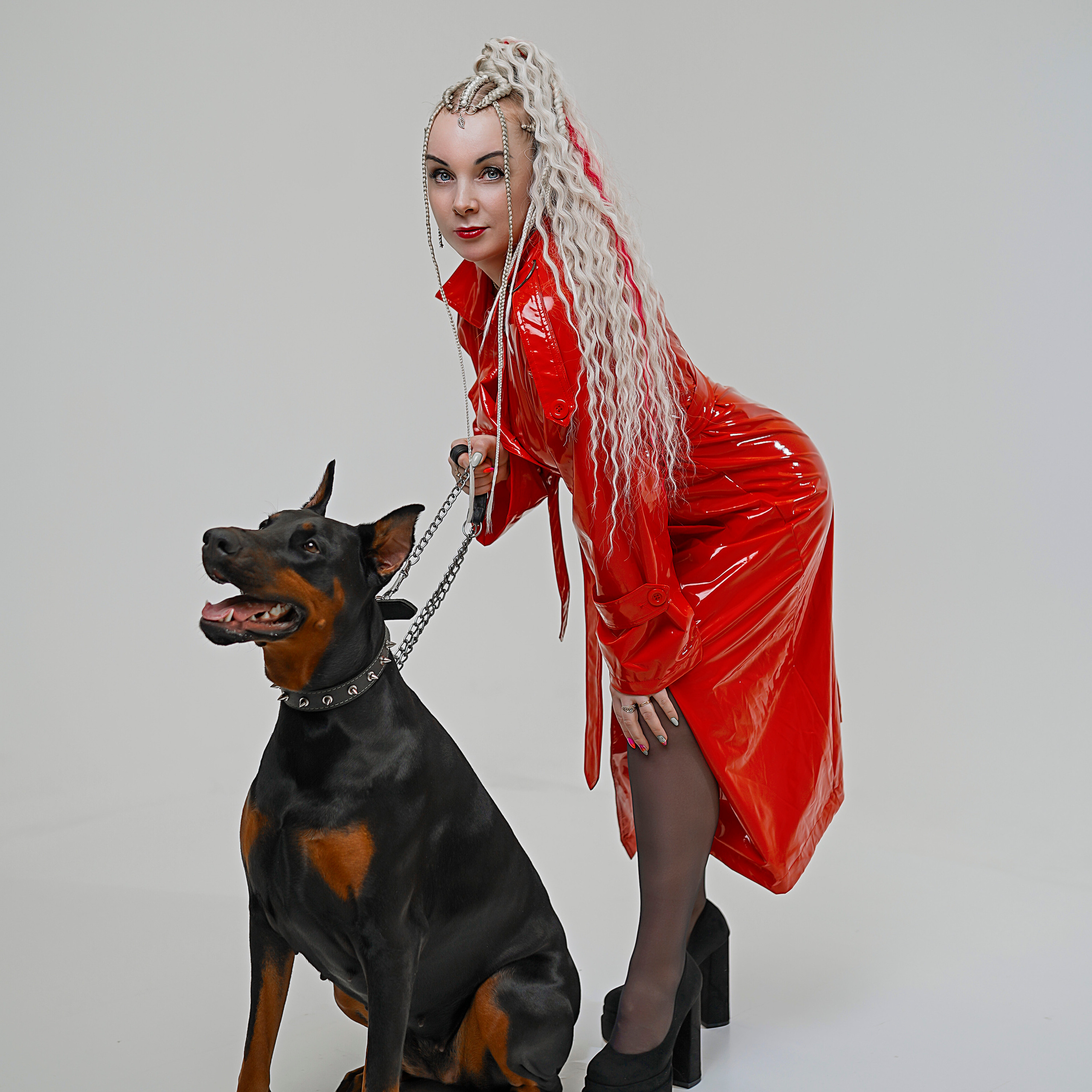 Фотосессия с доберманами. Семейный и детский фотограф в Кирове Сильвия Михеева