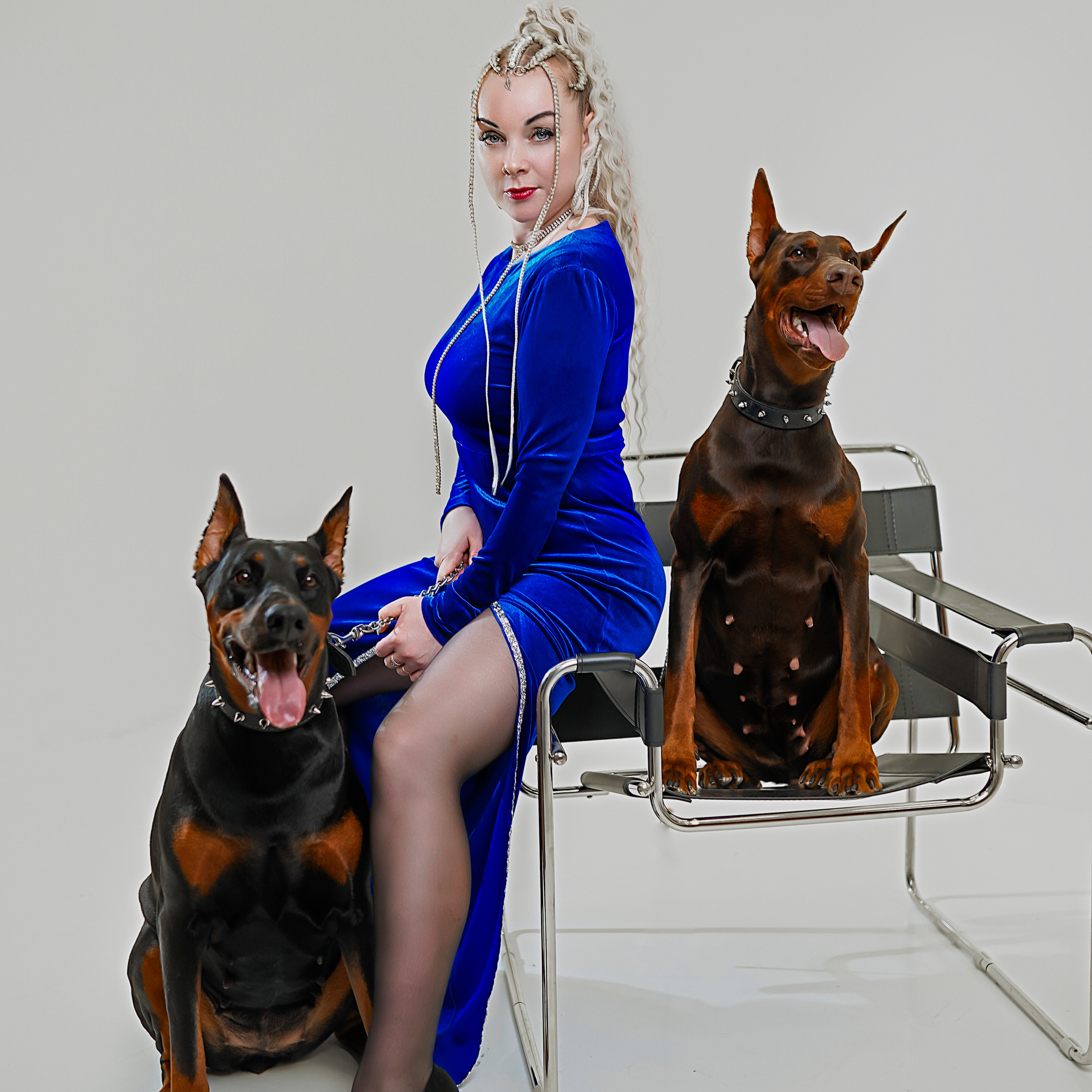 Фотосессия с доберманами. Семейный и детский фотограф в Кирове Сильвия Михеева