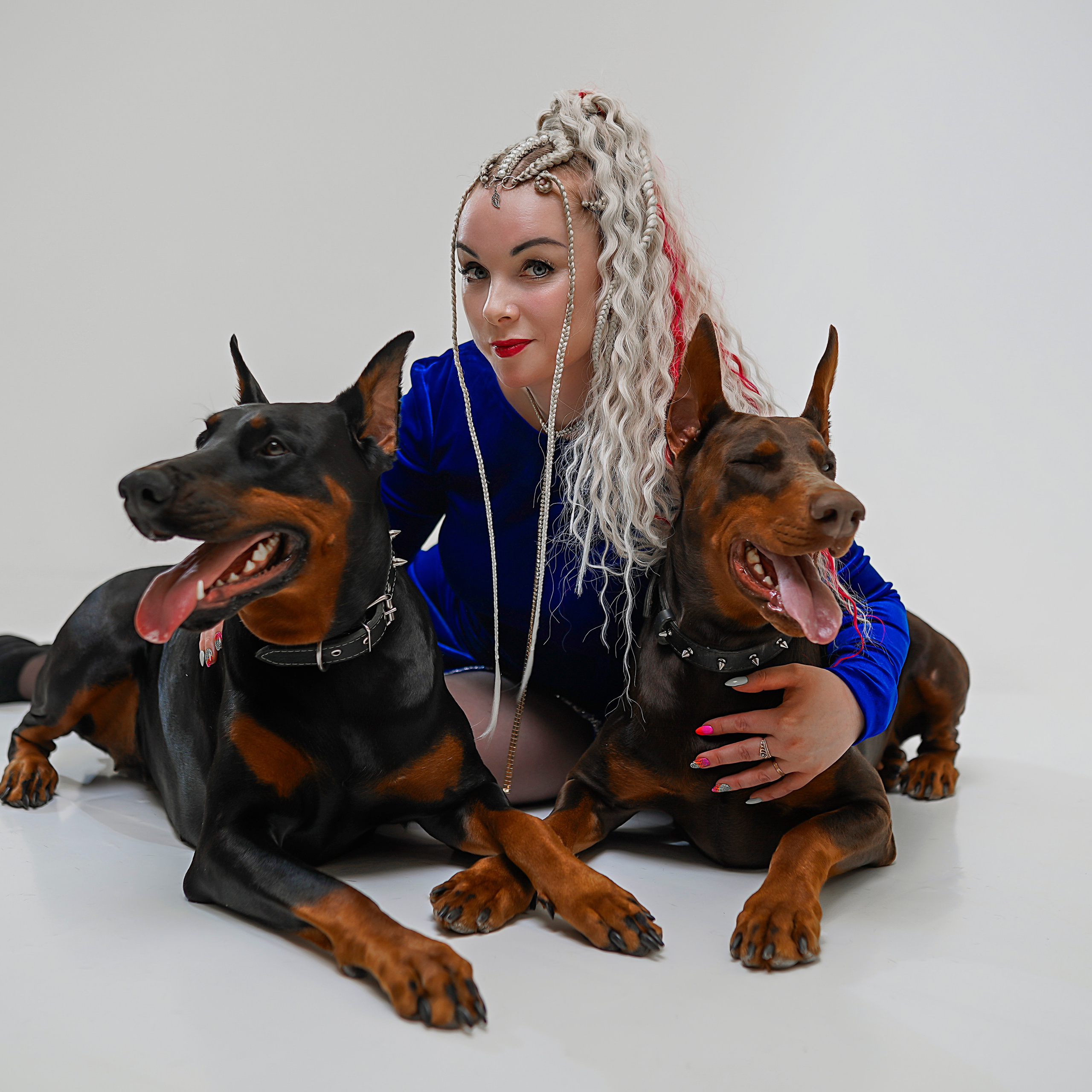Фотосессия с доберманами. Семейный и детский фотограф в Кирове Сильвия Михеева