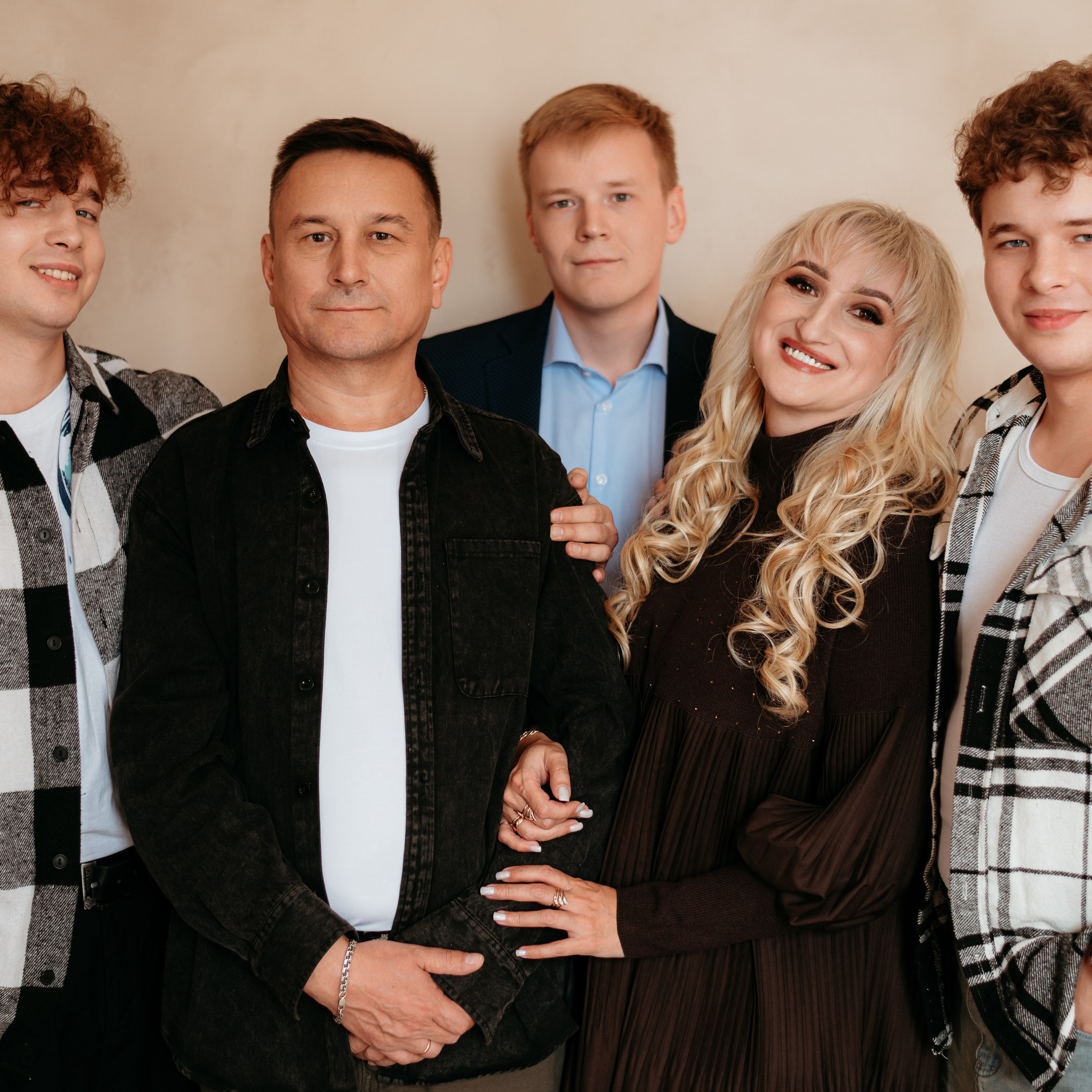 Наталья с семьей