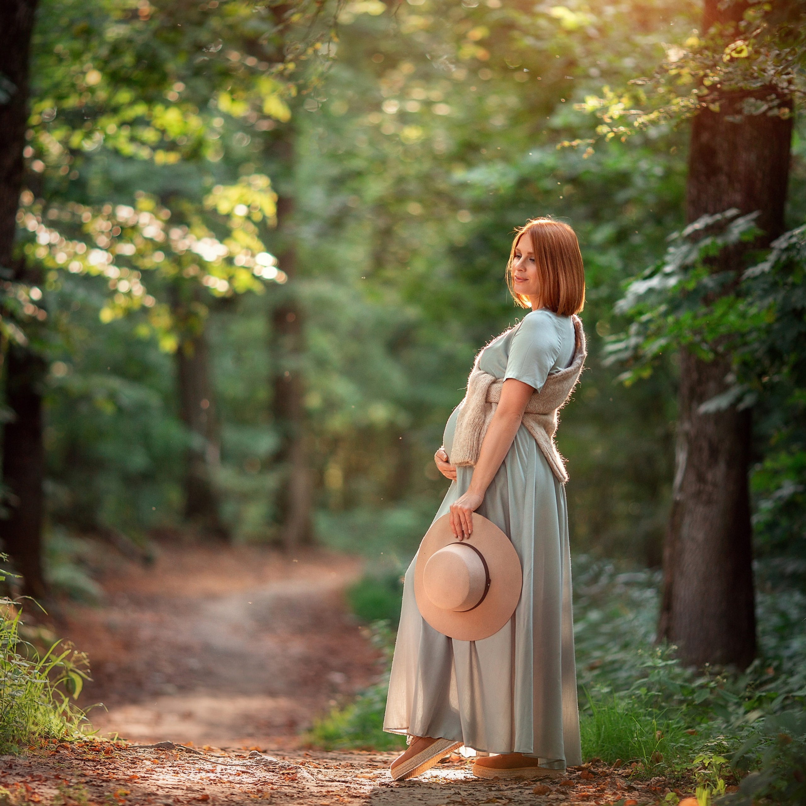 На природе