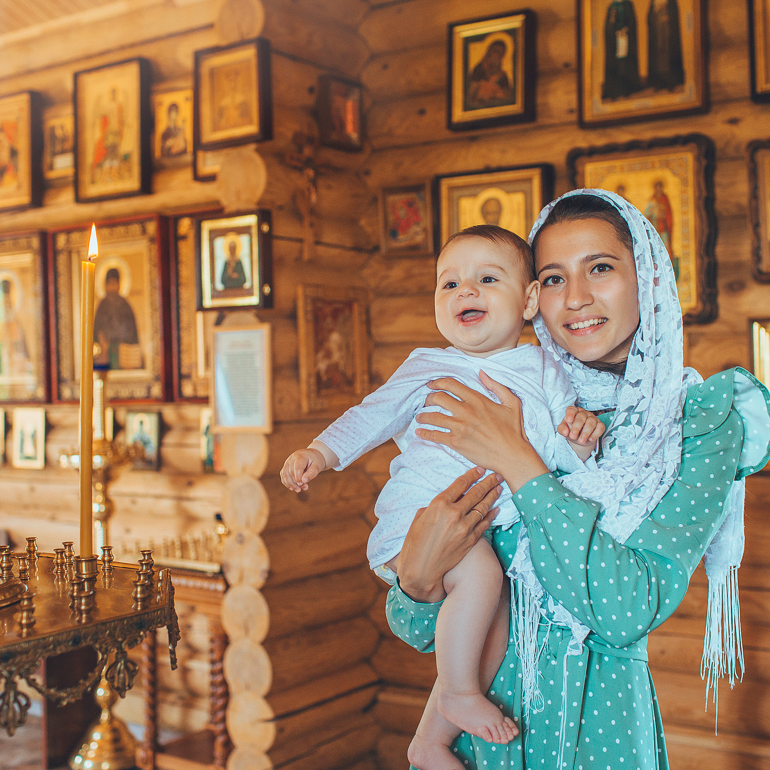 Крещение. Фотограф новорожденных Ростов-на-Дону Яна Рутта