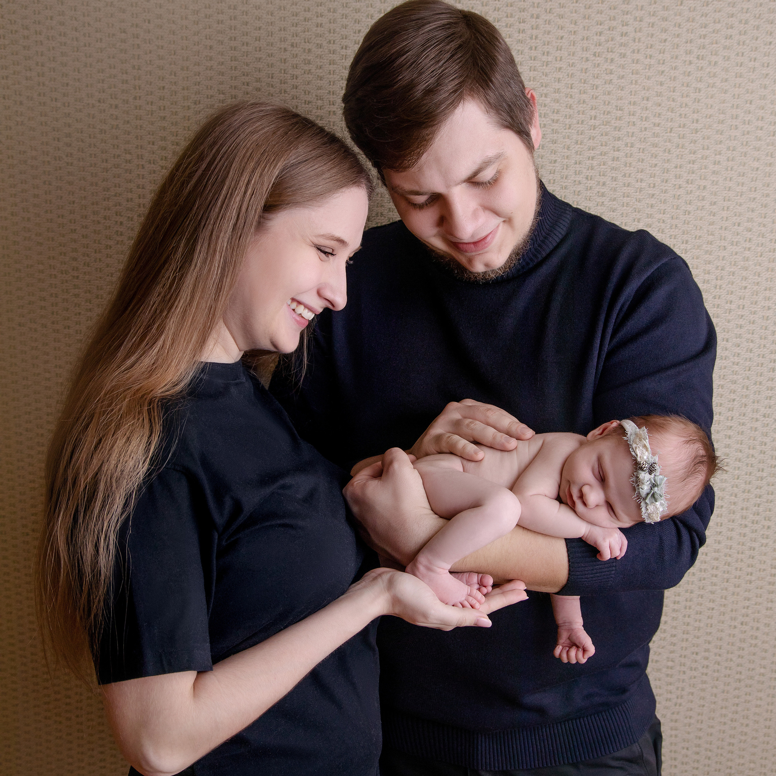 Семейные кадры. Фотограф новорожденных Ростов-на-Дону Яна Рутта