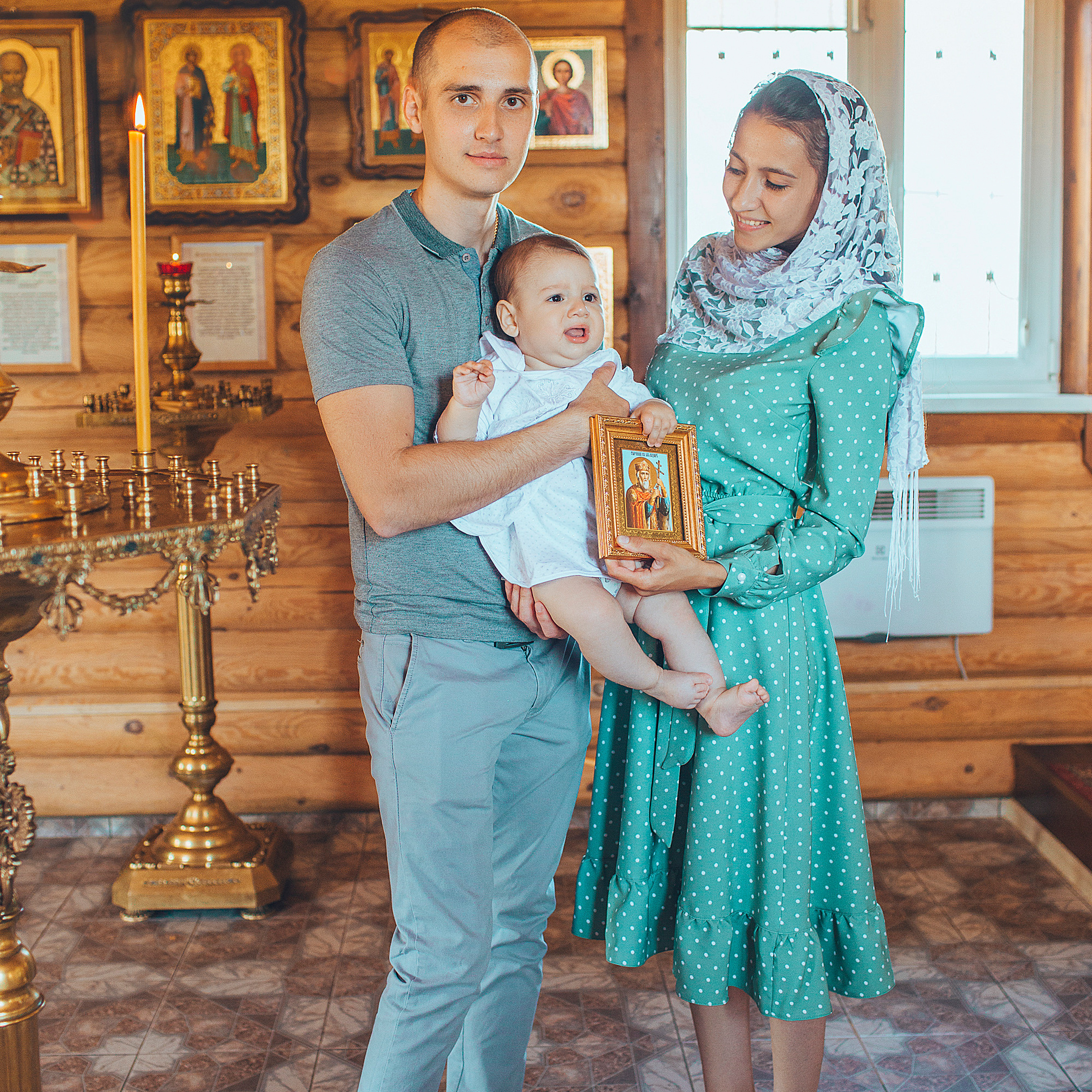 Крещение. Фотограф новорожденных Ростов-на-Дону Яна Рутта