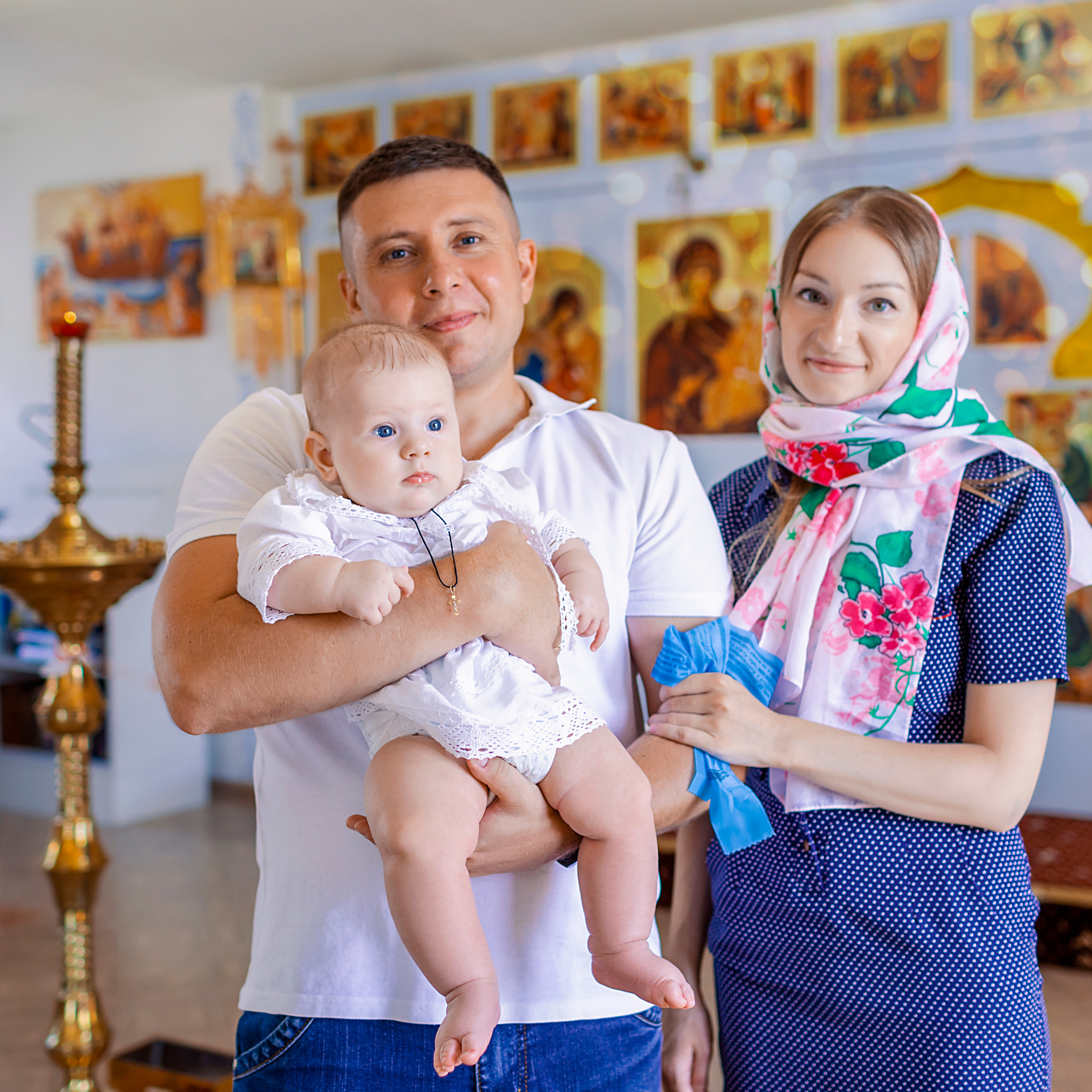 Крещение. Фотограф новорожденных Ростов-на-Дону Яна Рутта