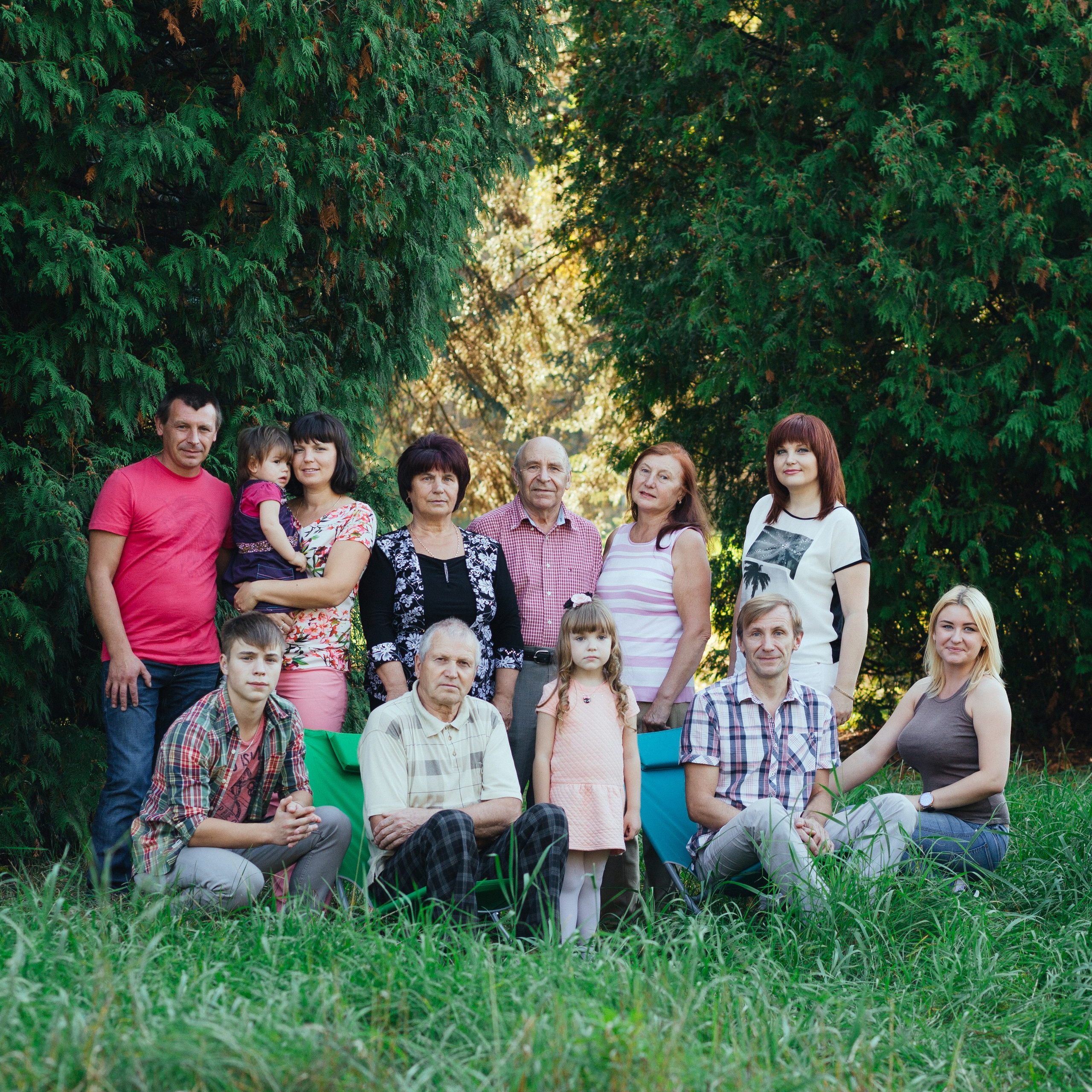 Большая дружная семья