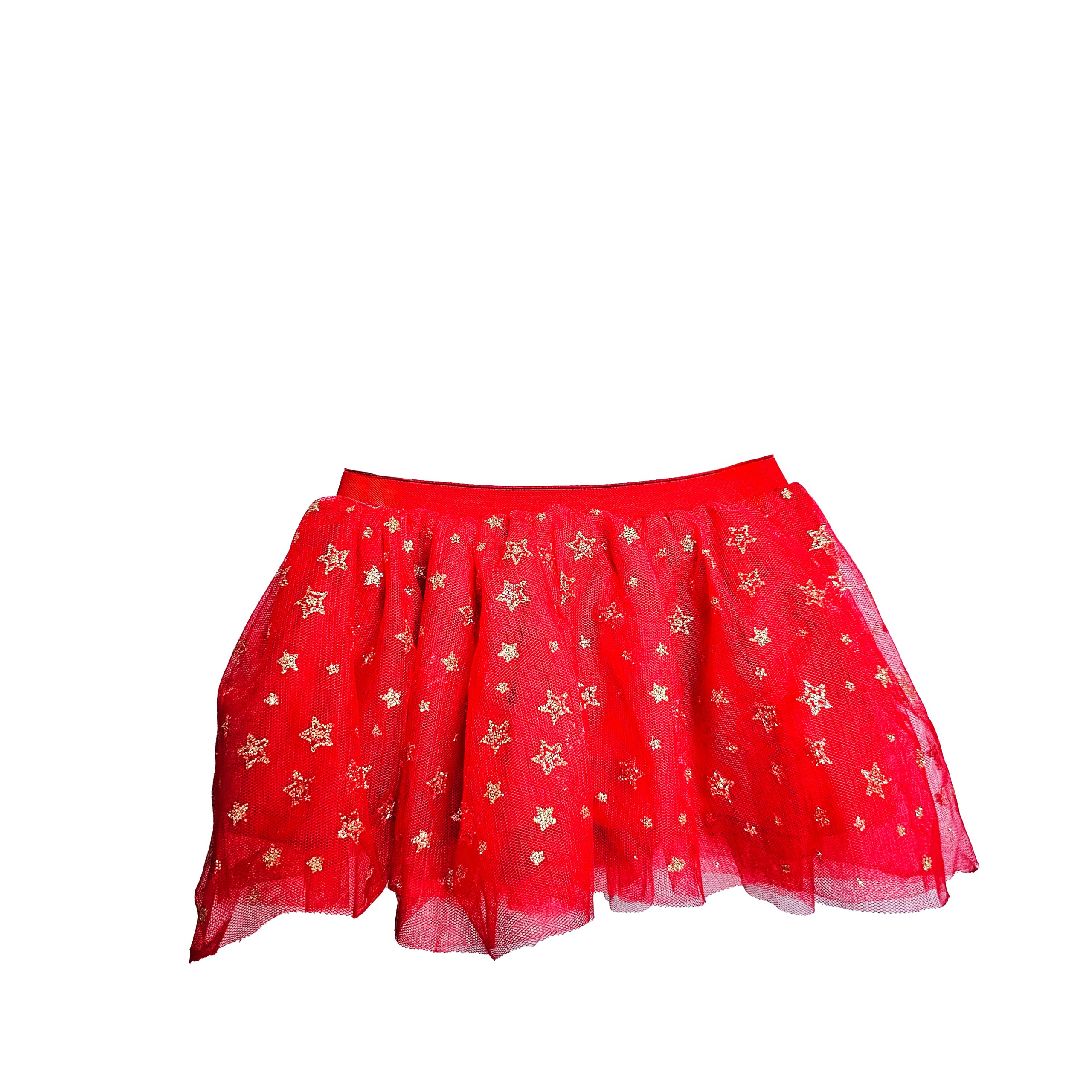 Юбка пачка туту на девочку фатиновая красная 74 см