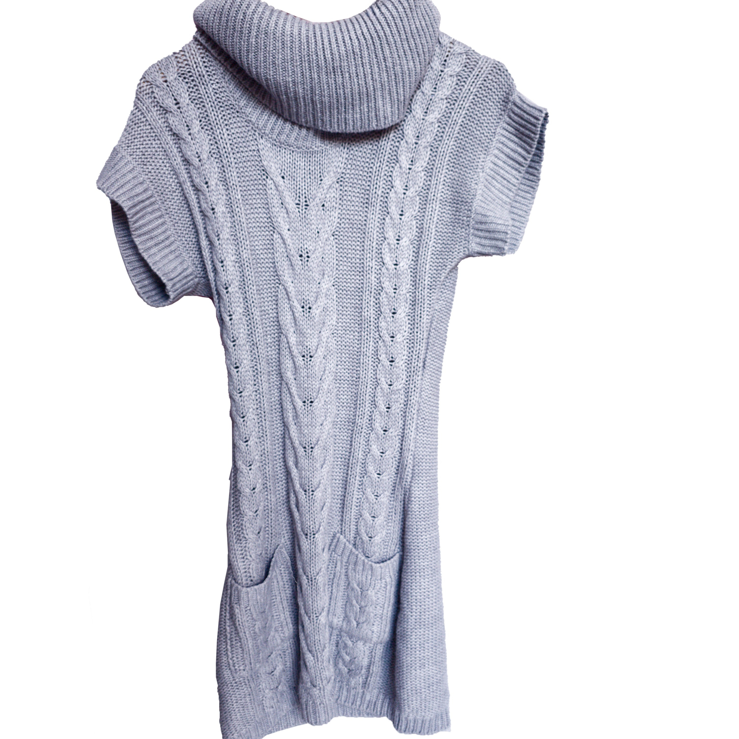 Платье-свитер серое 44-48рр