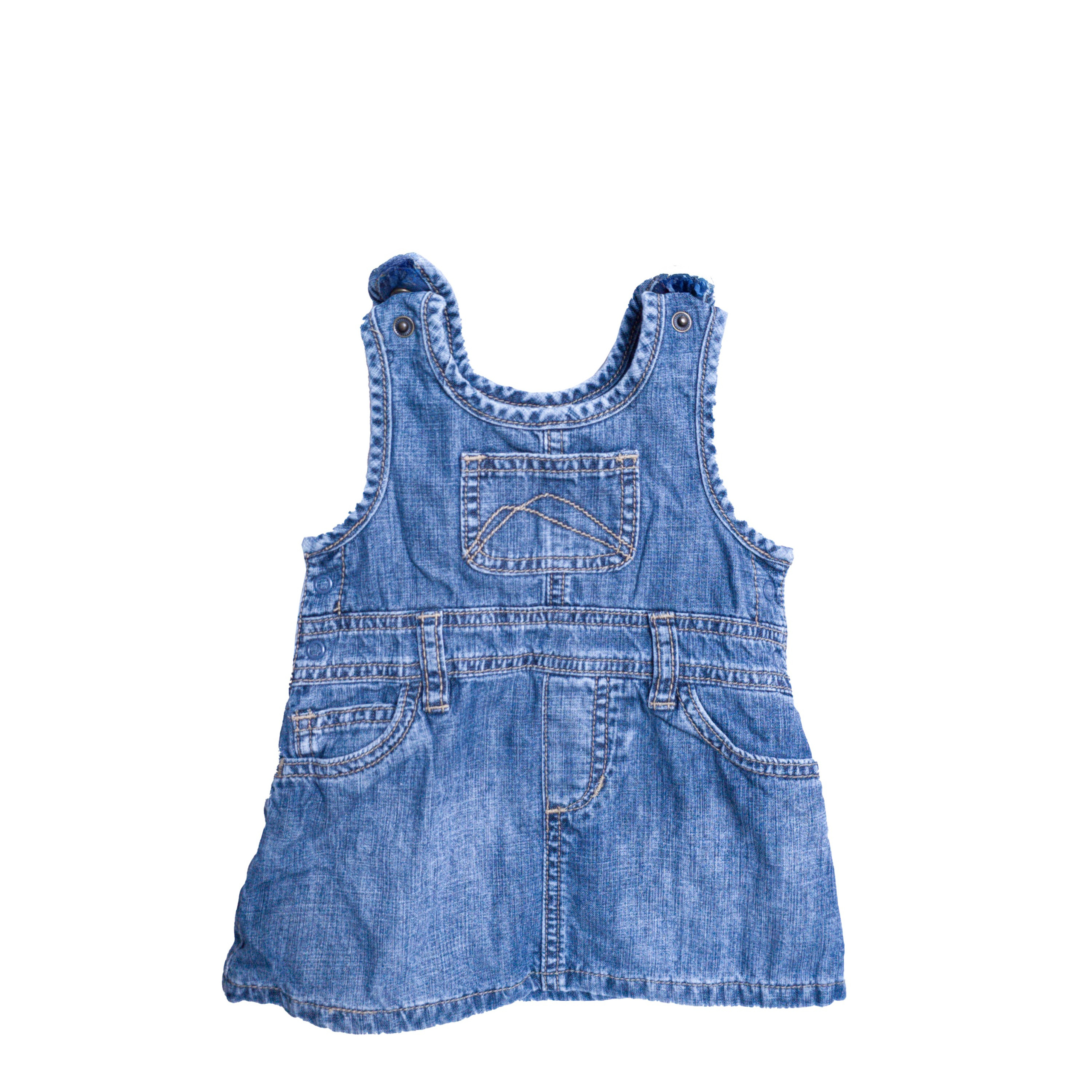 сарафан джинсовый на девочку62 см 2-4 мес