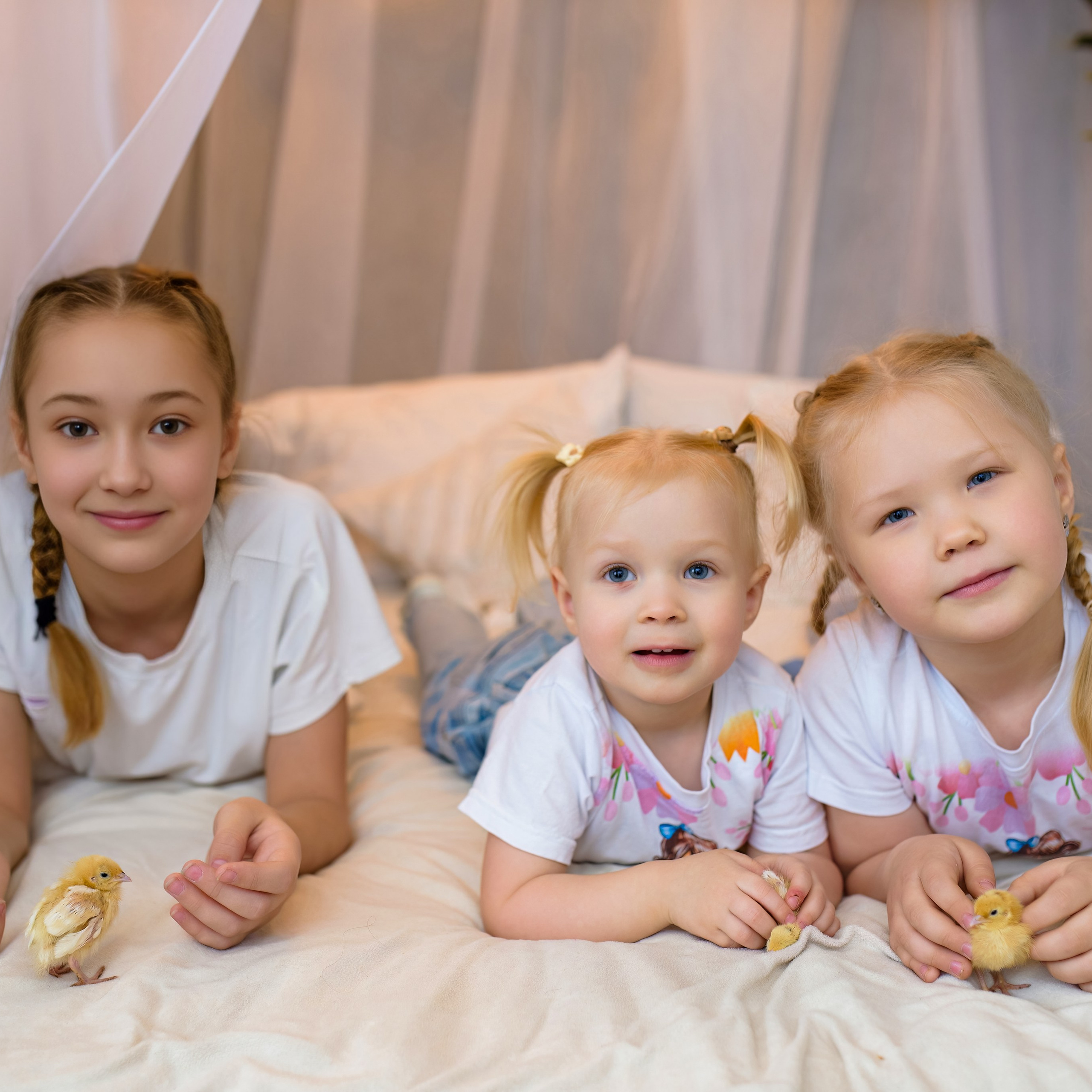 Детские пасхальные фотосессии