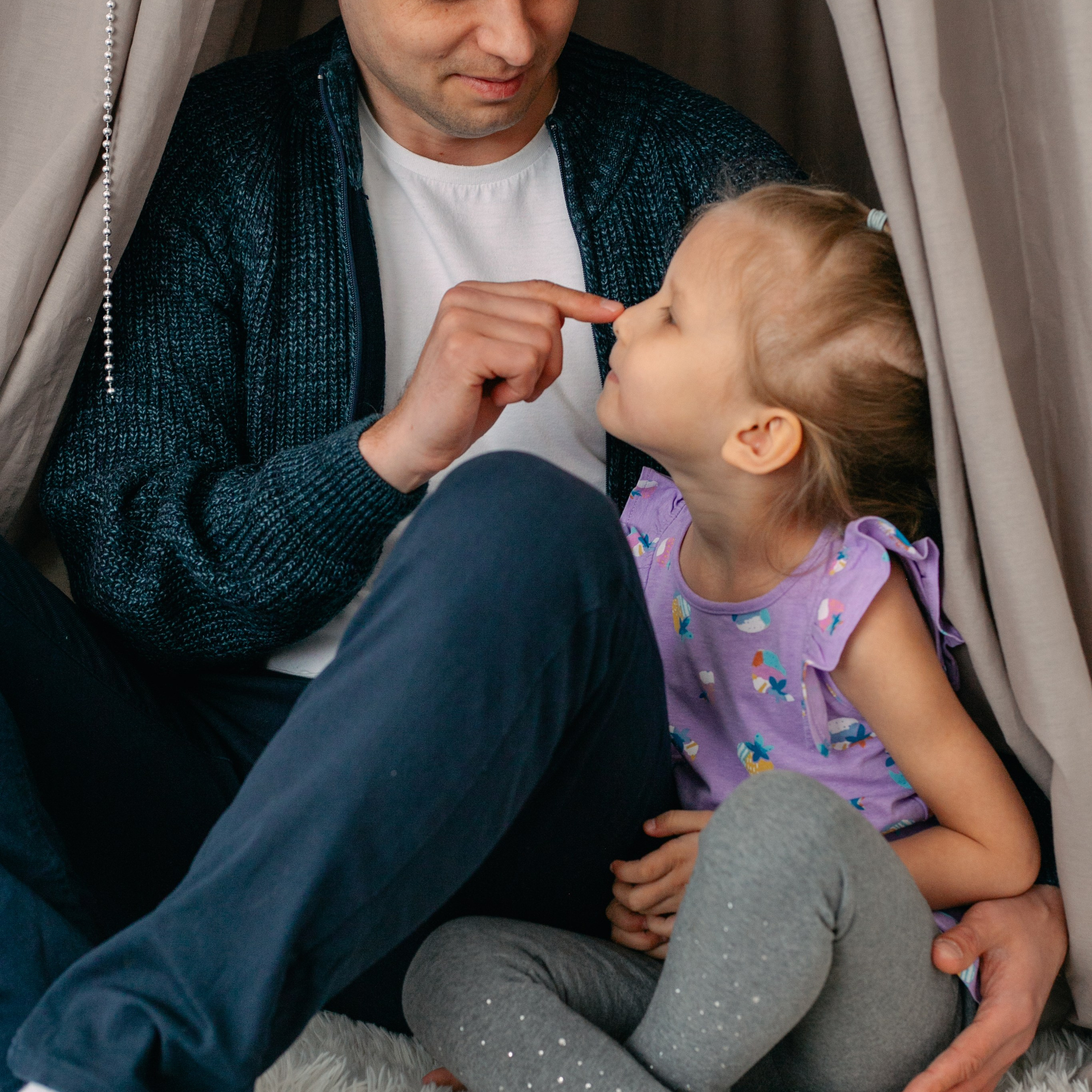 Папа и дочь