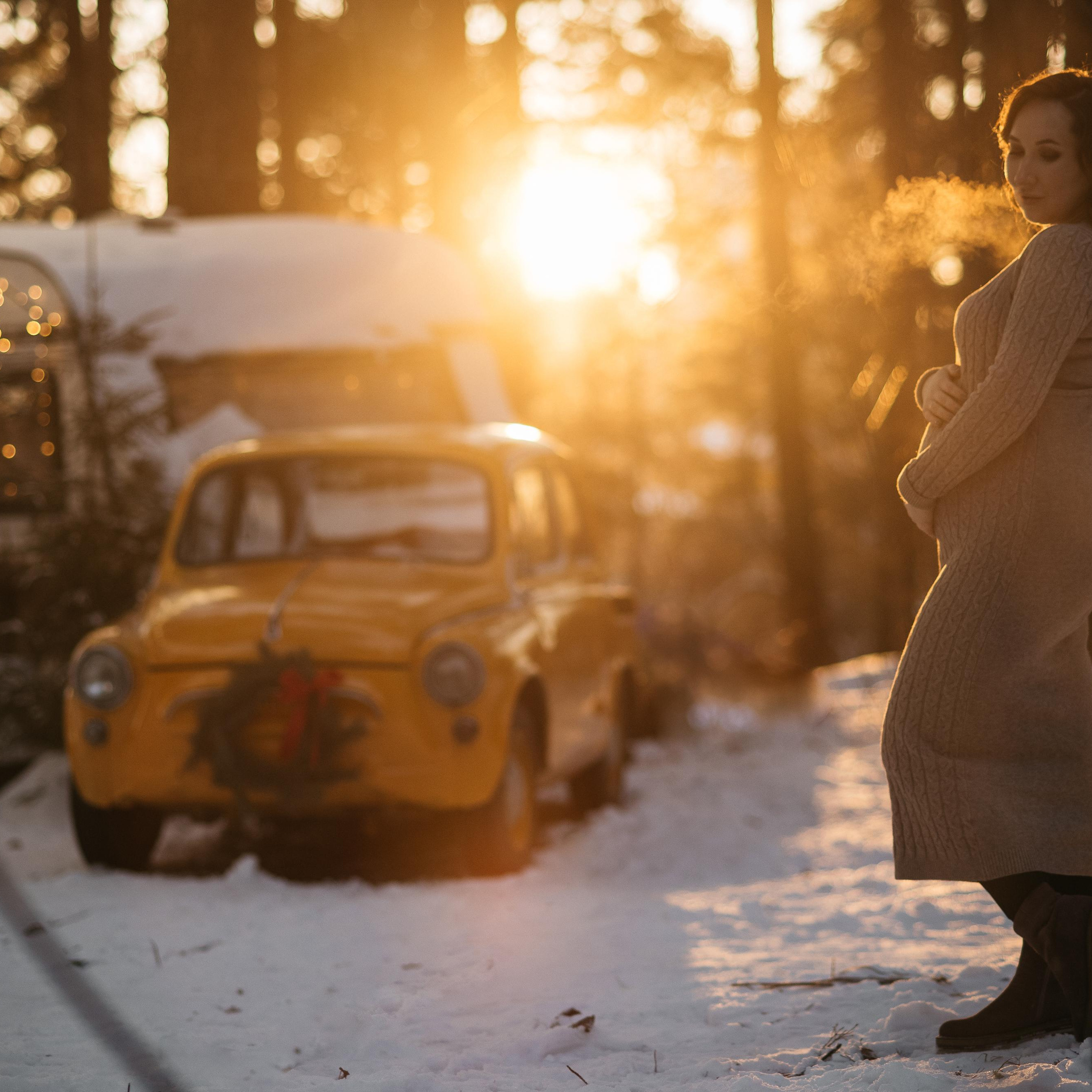 Зимой в трейлере