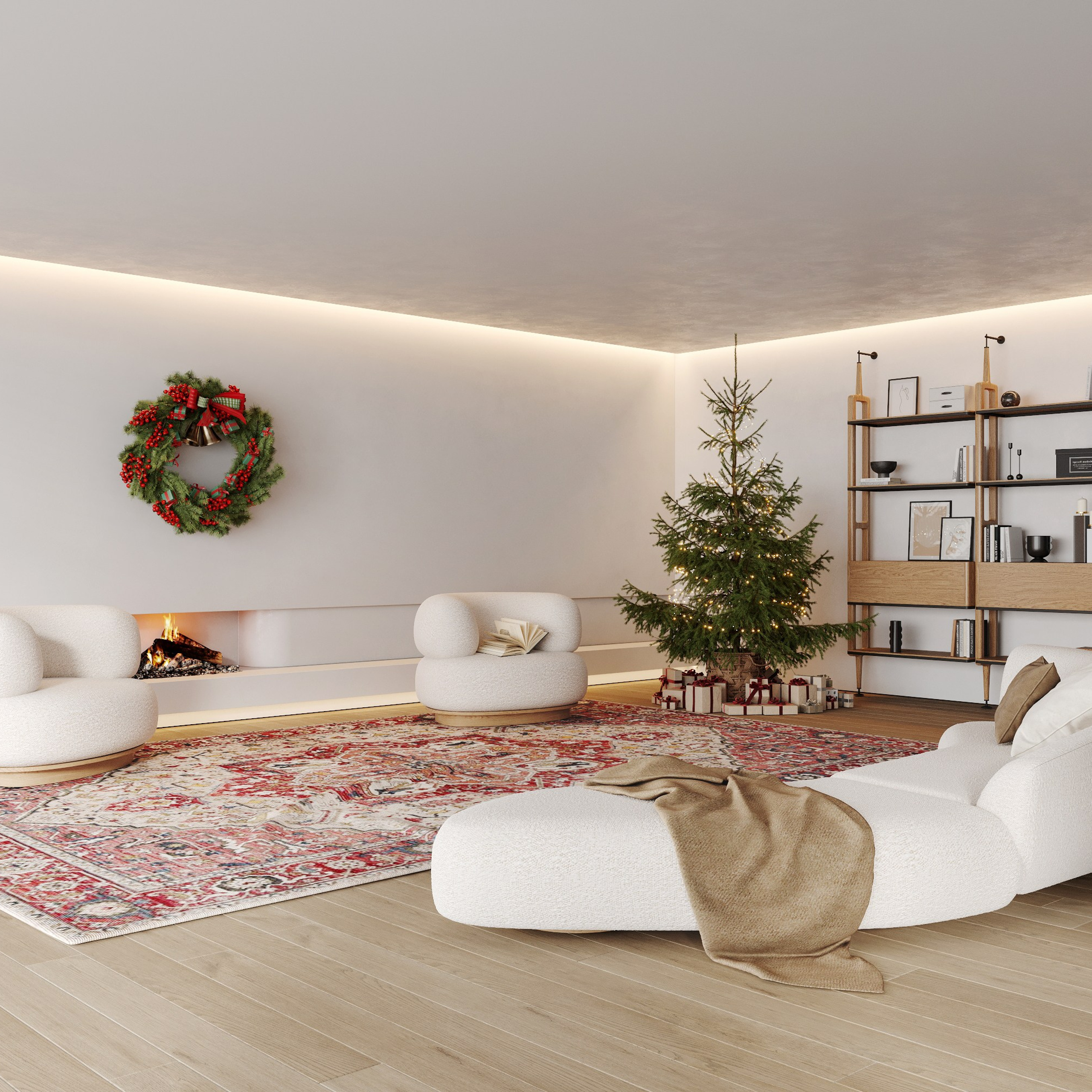 X-MAS MORNING | Дизайн концепция новогоднего интерьера. Студия дизайна интерьера в Сочи mon buro Дизайнер Павел Пура