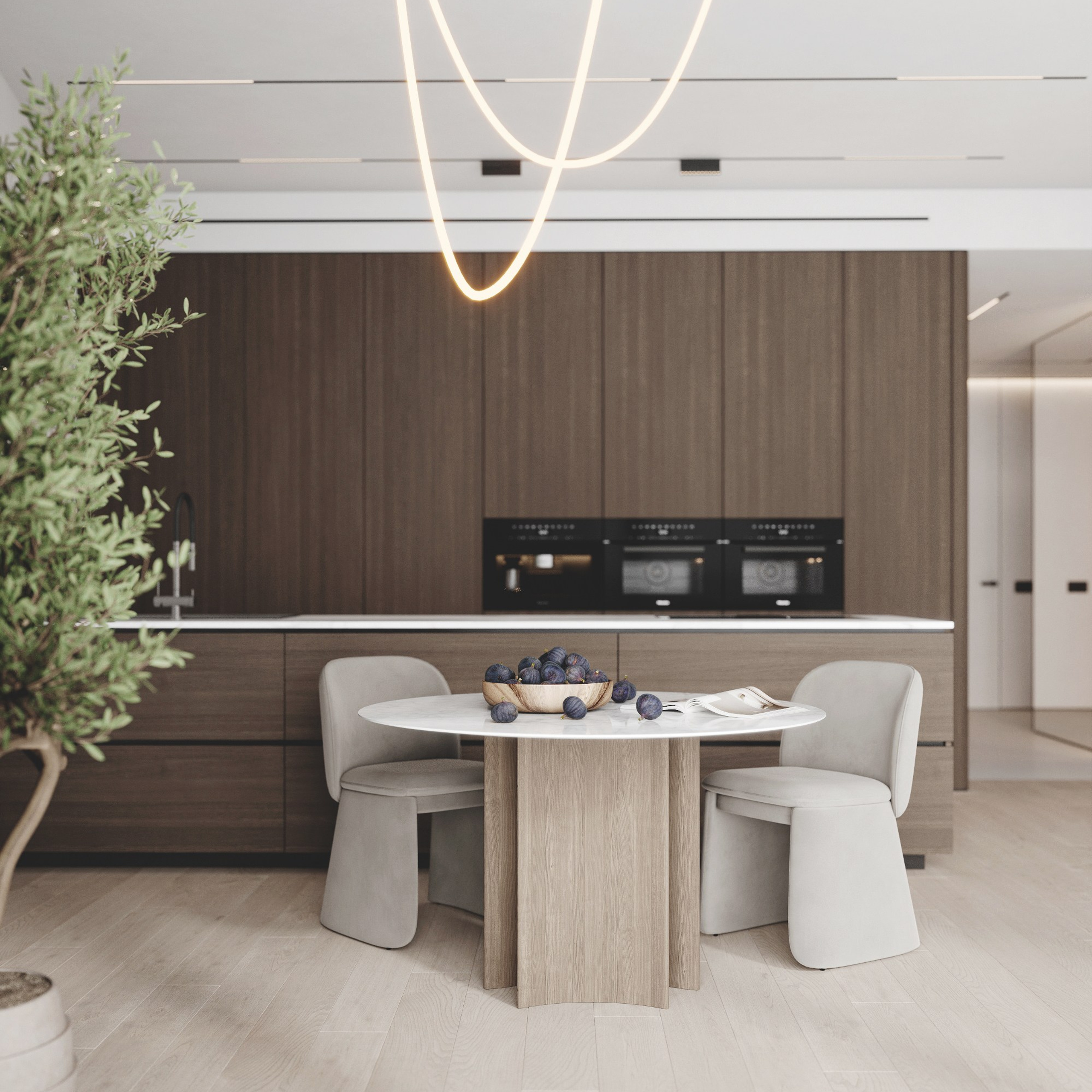 LAZURNY BEREG 140 | Дизайн проект квартиры для летнего отдыха в Сочи. Студия дизайна интерьера в Сочи mon buro Дизайнер Павел Пура