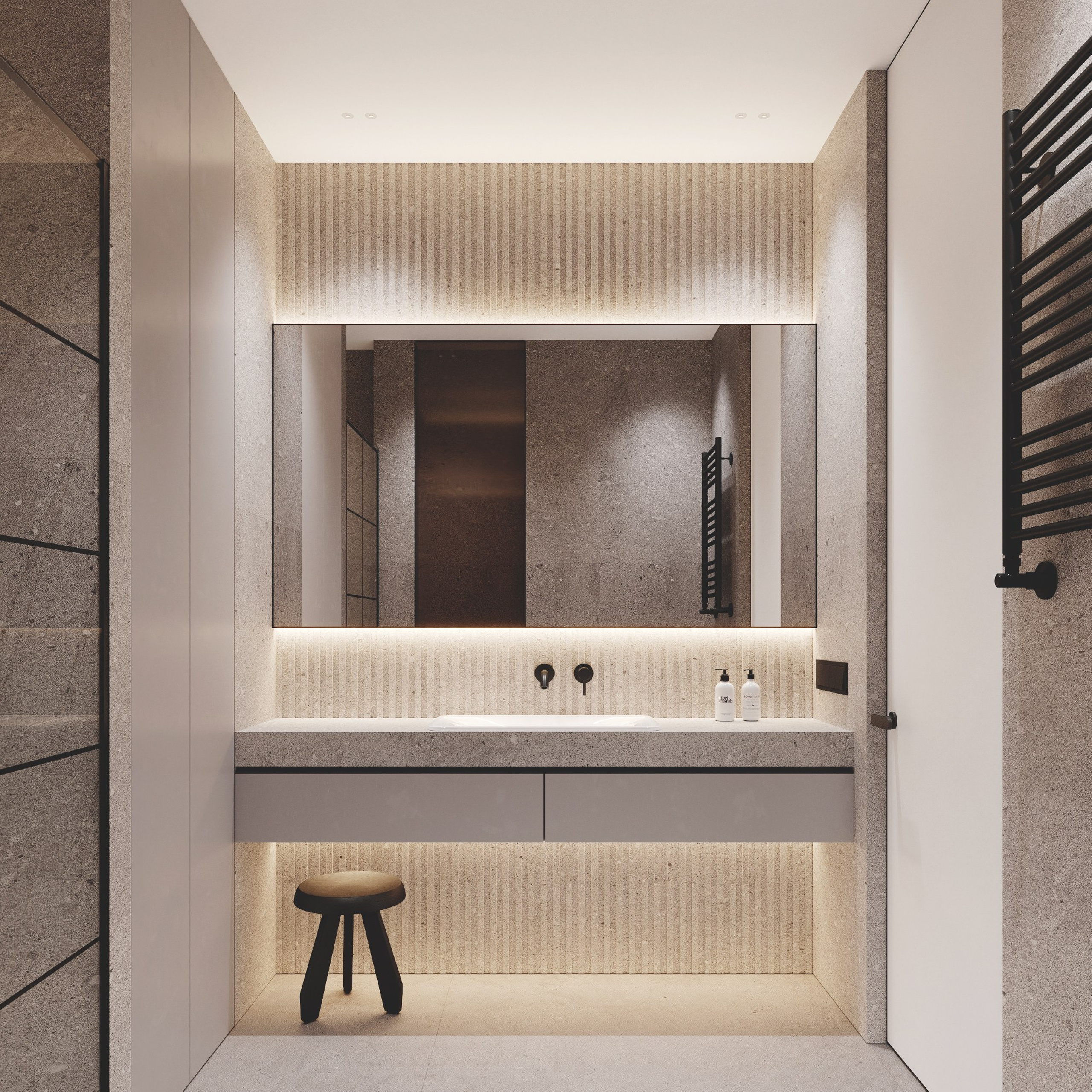 LAZURNY BEREG 140 | Дизайн проект квартиры для летнего отдыха в Сочи. Студия дизайна интерьера в Сочи mon buro Дизайнер Павел Пура