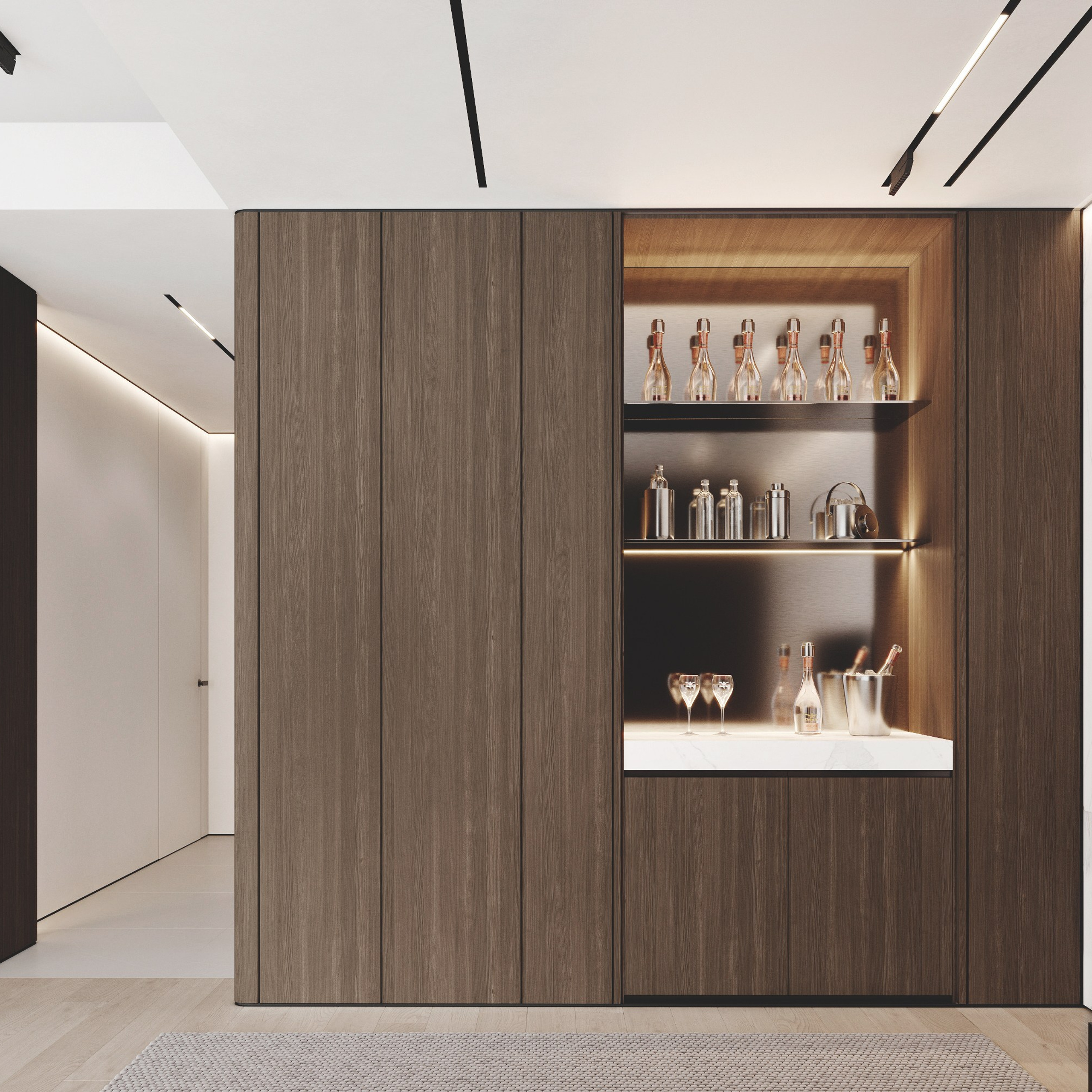 LAZURNY BEREG 140 | Дизайн проект квартиры для летнего отдыха в Сочи. Студия дизайна интерьера в Сочи mon buro Дизайнер Павел Пура