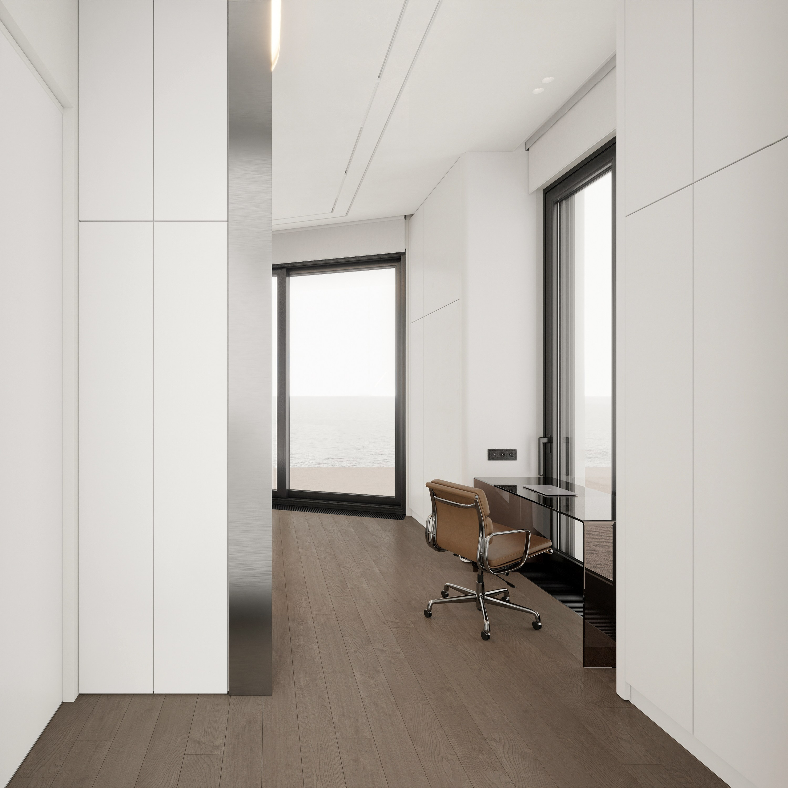 LUCHEZARNY 83 | Проект квартиры с видом на море в Сочи. Студия дизайна интерьера в Сочи mon buro Дизайнер Павел Пура