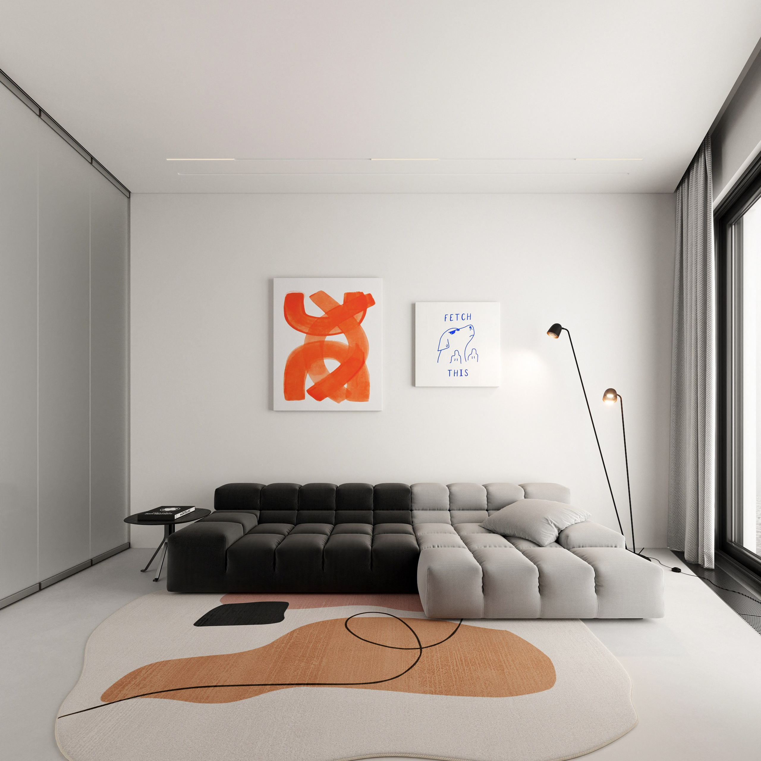 LUCHEZARNY 83 | Проект квартиры с видом на море в Сочи. Студия дизайна интерьера в Сочи mon buro Дизайнер Павел Пура