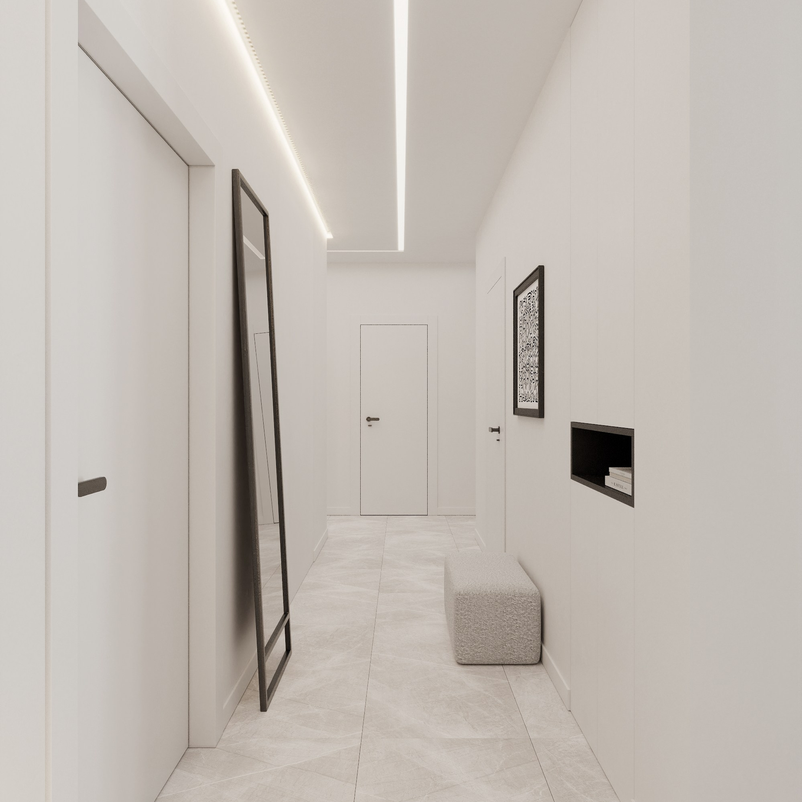 MINSK MIR 95 | Проект трехкомнатной квартиры в центре Минска. Студия дизайна интерьера в Сочи mon buro Дизайнер Павел Пура