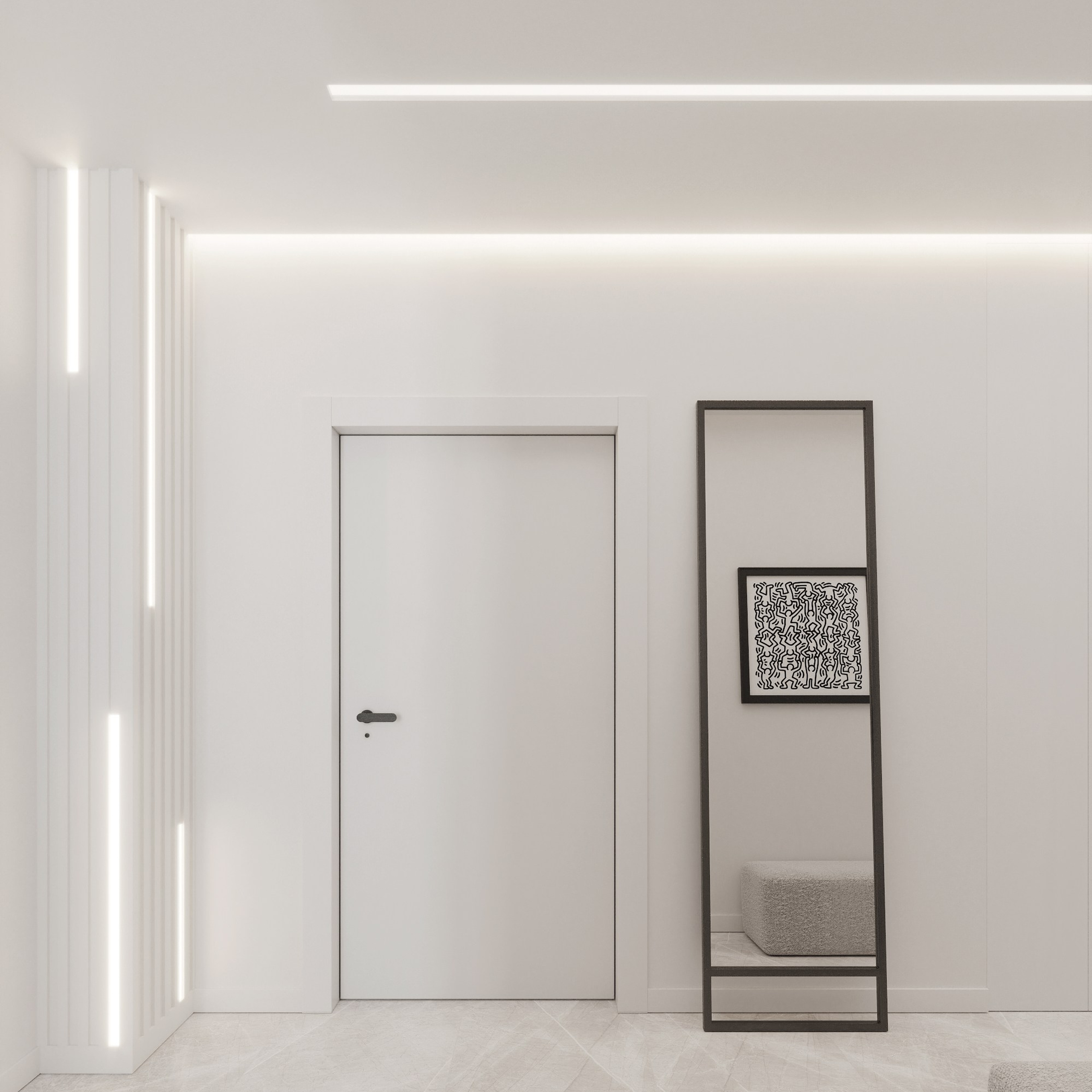 MINSK MIR 95 | Проект трехкомнатной квартиры в центре Минска. Студия дизайна интерьера в Сочи mon buro Дизайнер Павел Пура