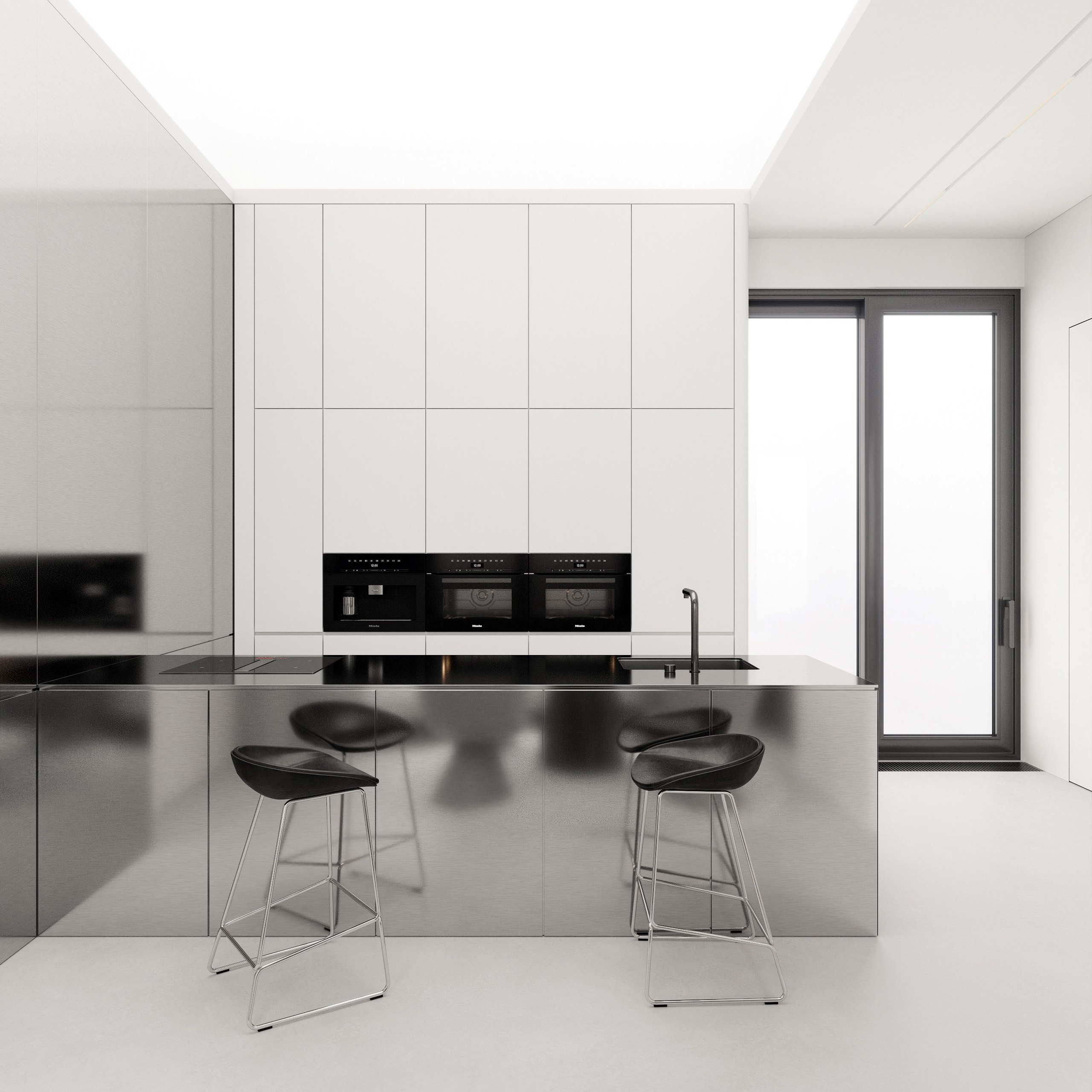 LUCHEZARNY 83 | Проект квартиры с видом на море в Сочи. Студия дизайна интерьера в Сочи mon buro Дизайнер Павел Пура