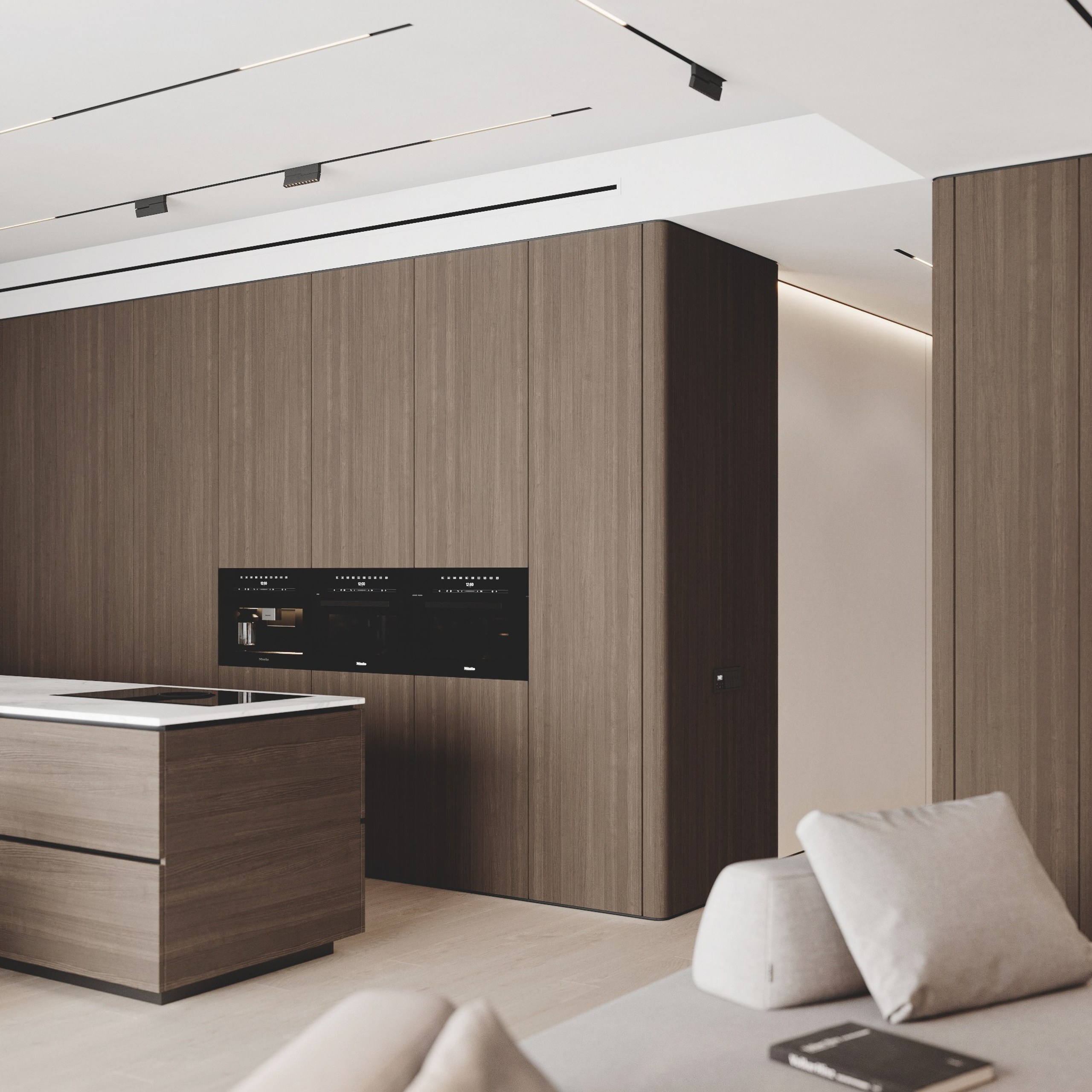 LAZURNY BEREG 140 | Дизайн проект квартиры для летнего отдыха в Сочи. Студия дизайна интерьера в Сочи mon buro Дизайнер Павел Пура