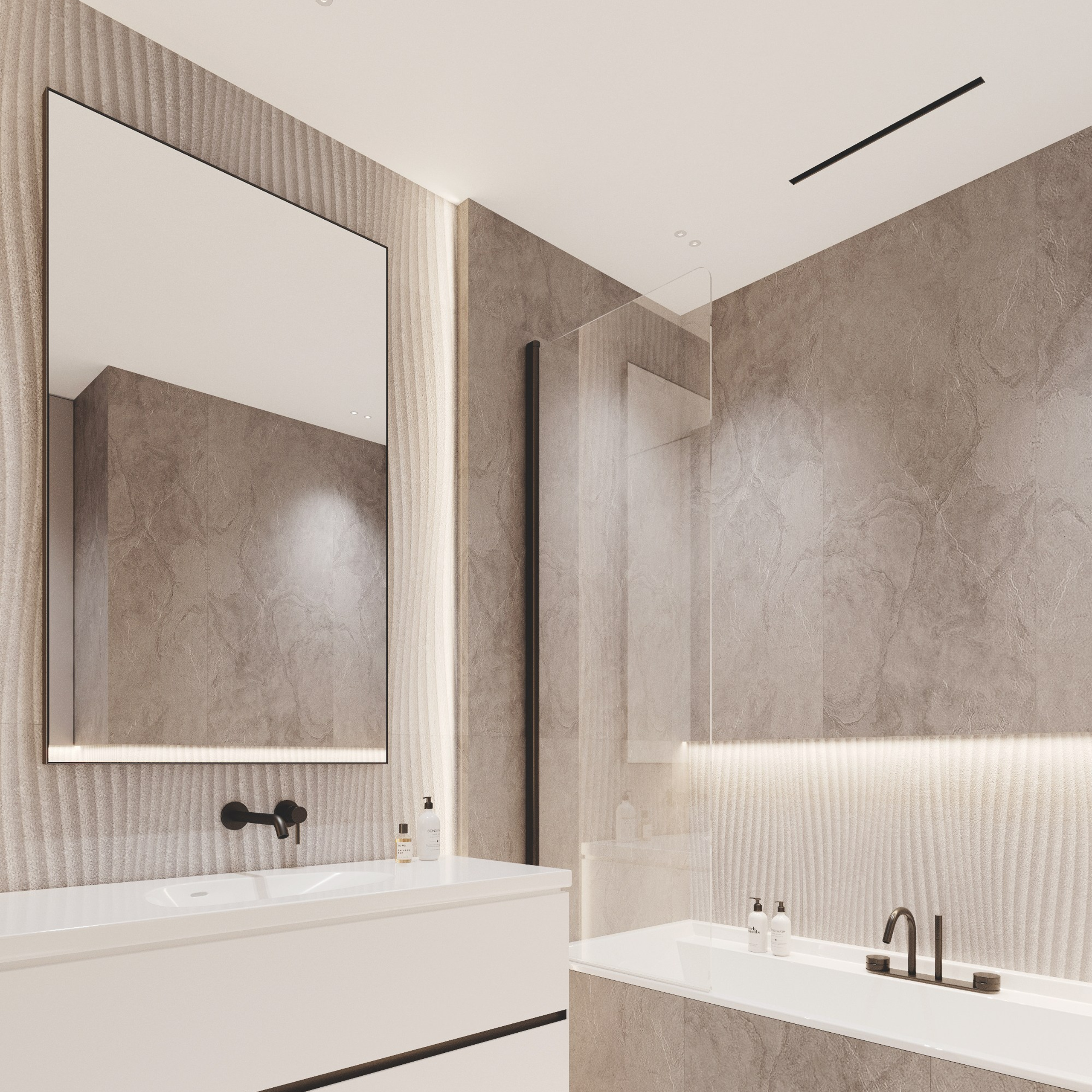 LAZURNY BEREG 140 | Дизайн проект квартиры для летнего отдыха в Сочи. Студия дизайна интерьера в Сочи mon buro Дизайнер Павел Пура