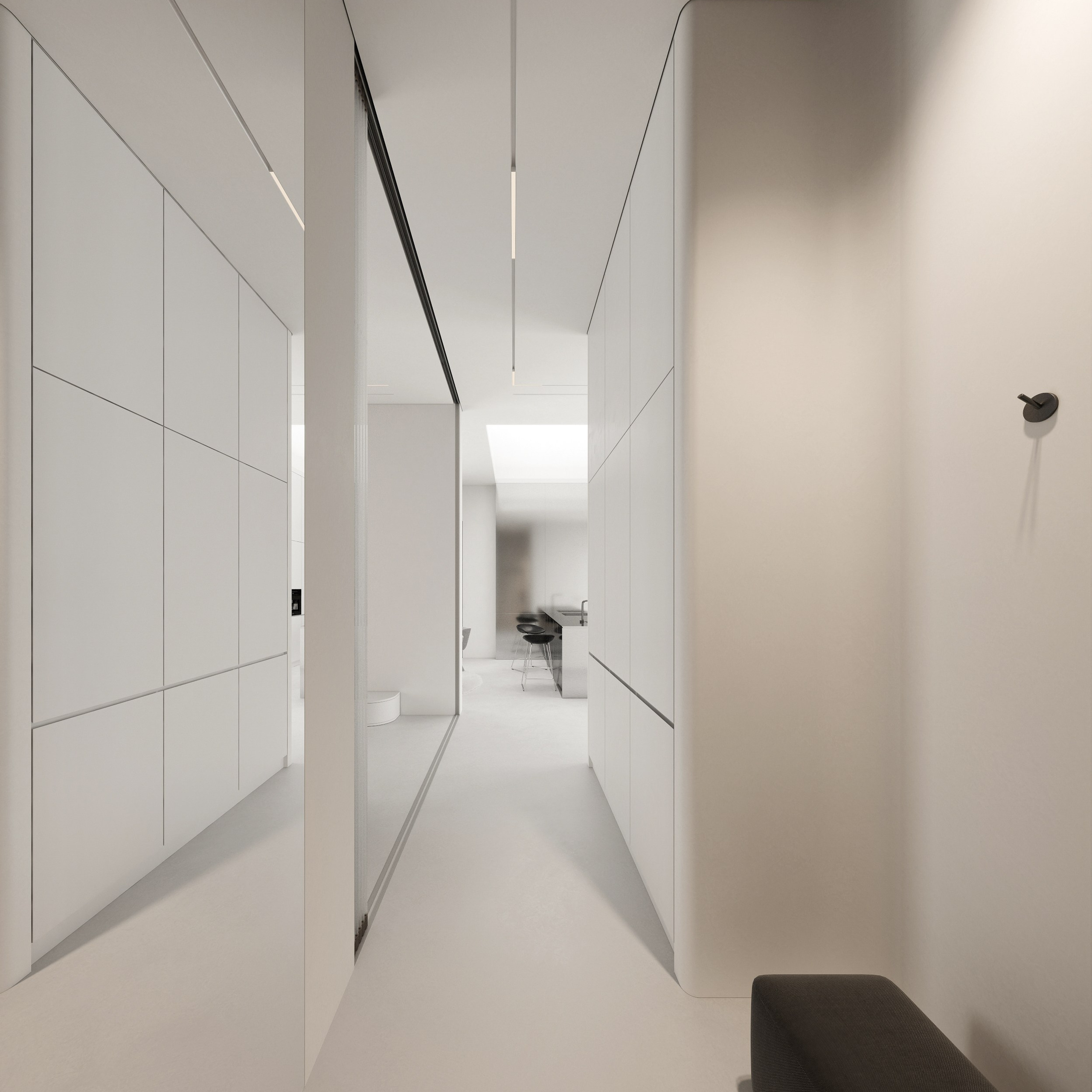 LUCHEZARNY 83 | Проект квартиры с видом на море в Сочи. Студия дизайна интерьера в Сочи mon buro Дизайнер Павел Пура