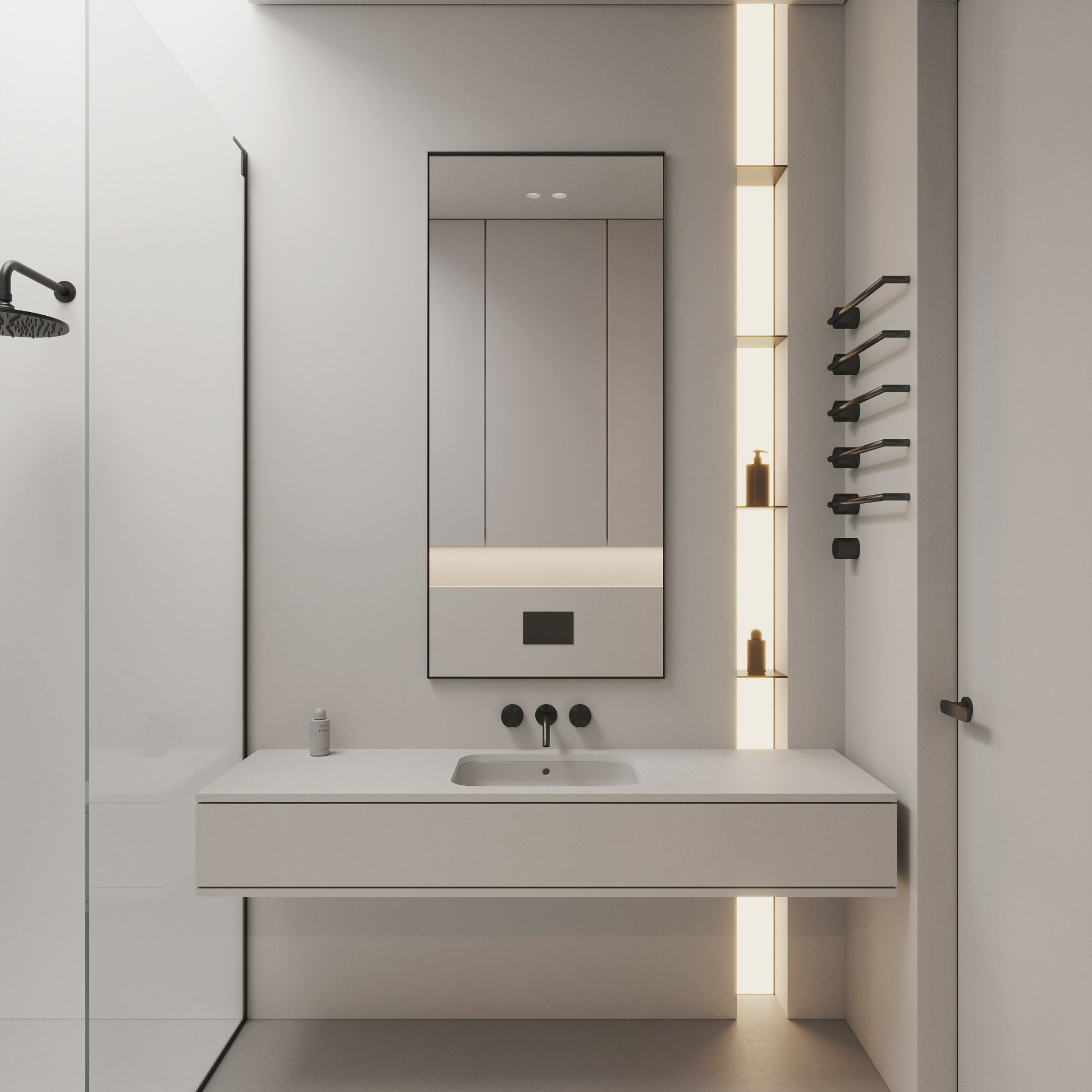 LUCHEZARNY 83 | Проект квартиры с видом на море в Сочи. Студия дизайна интерьера в Сочи mon buro Дизайнер Павел Пура