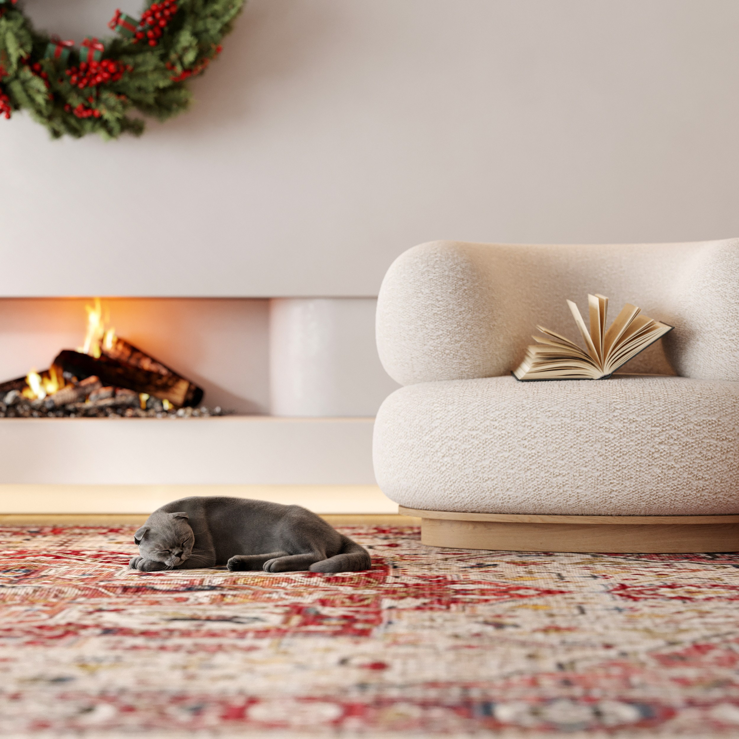 X-MAS MORNING | Дизайн концепция новогоднего интерьера. Студия дизайна интерьера в Сочи mon buro Дизайнер Павел Пура