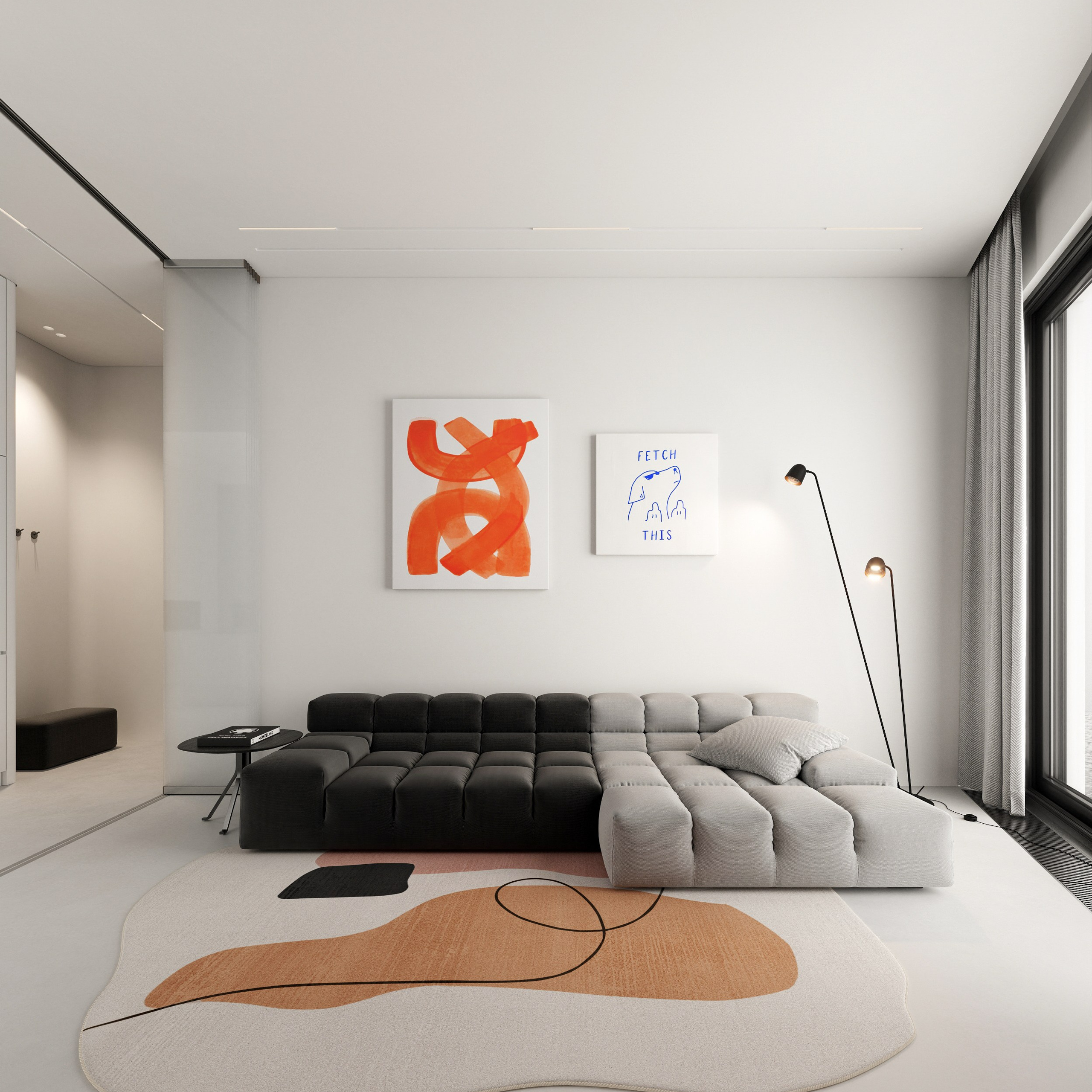 LUCHEZARNY 83 | Проект квартиры с видом на море в Сочи. Студия дизайна интерьера в Сочи mon buro Дизайнер Павел Пура