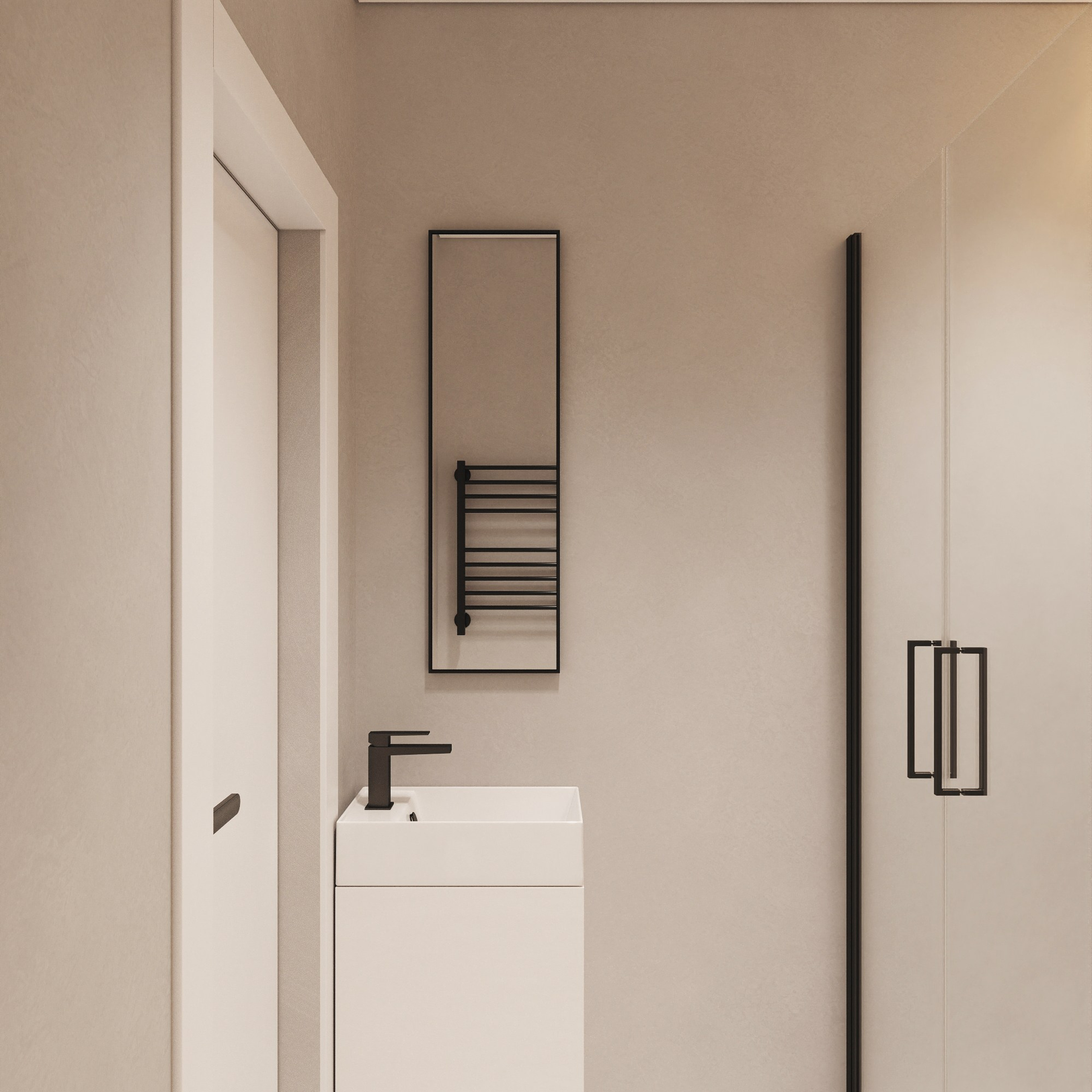 MINSK MIR 95 | Проект трехкомнатной квартиры в центре Минска. Студия дизайна интерьера в Сочи mon buro Дизайнер Павел Пура