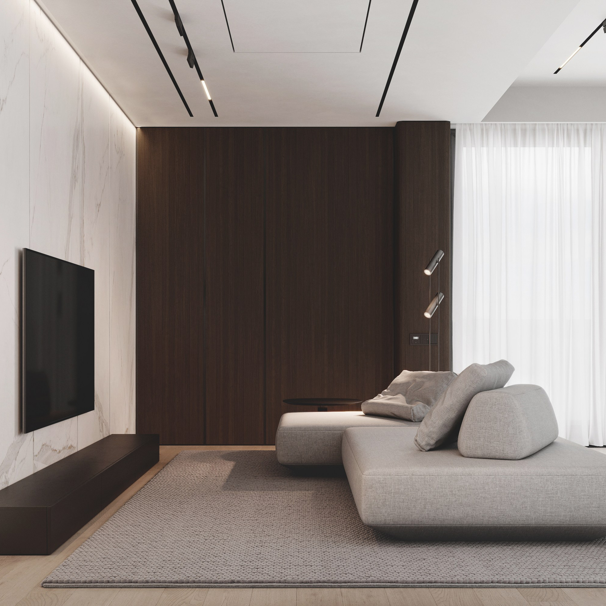 LAZURNY BEREG 140 | Дизайн проект квартиры для летнего отдыха в Сочи. Студия дизайна интерьера в Сочи mon buro Дизайнер Павел Пура