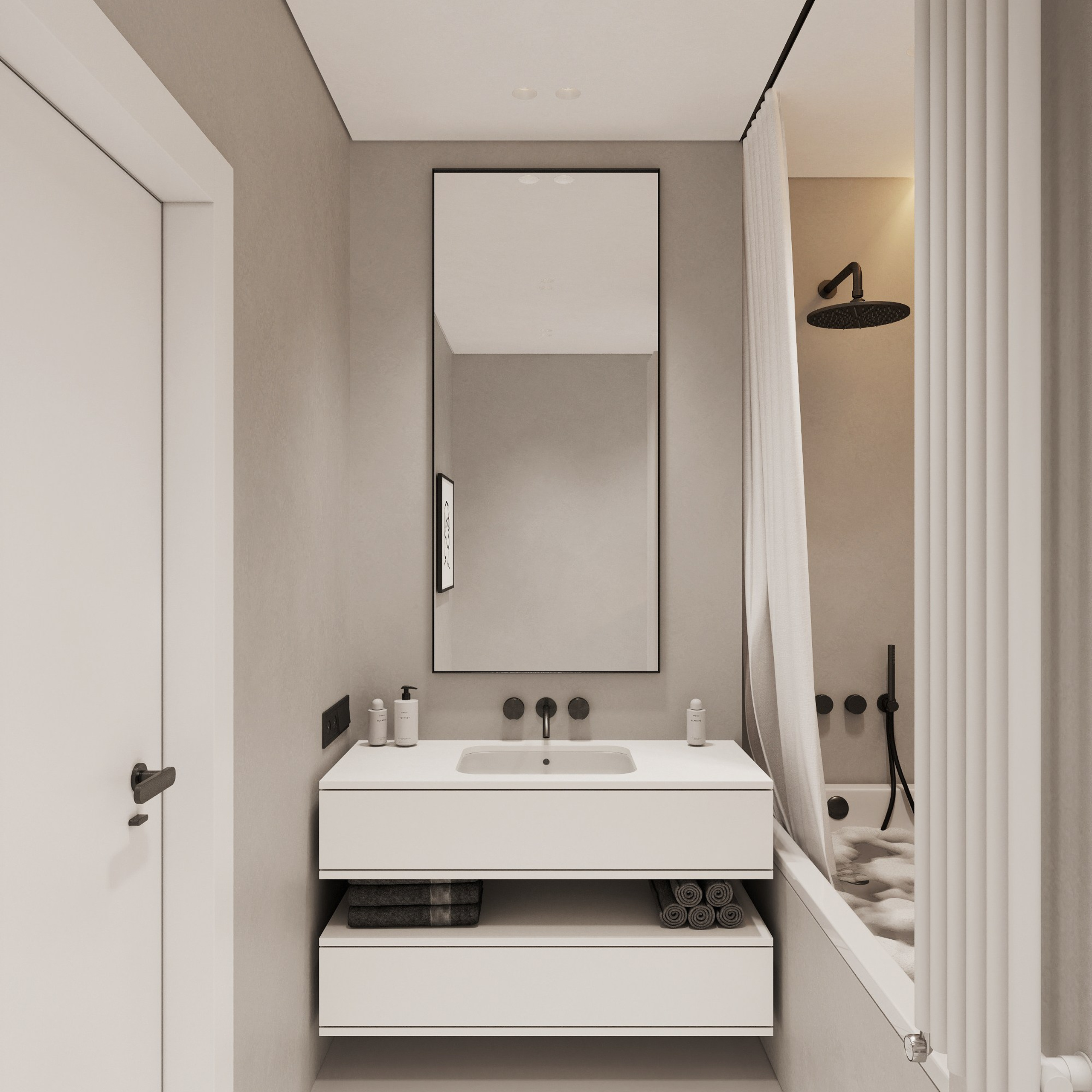 MINSK MIR 95 | Проект трехкомнатной квартиры в центре Минска. Студия дизайна интерьера в Сочи mon buro Дизайнер Павел Пура