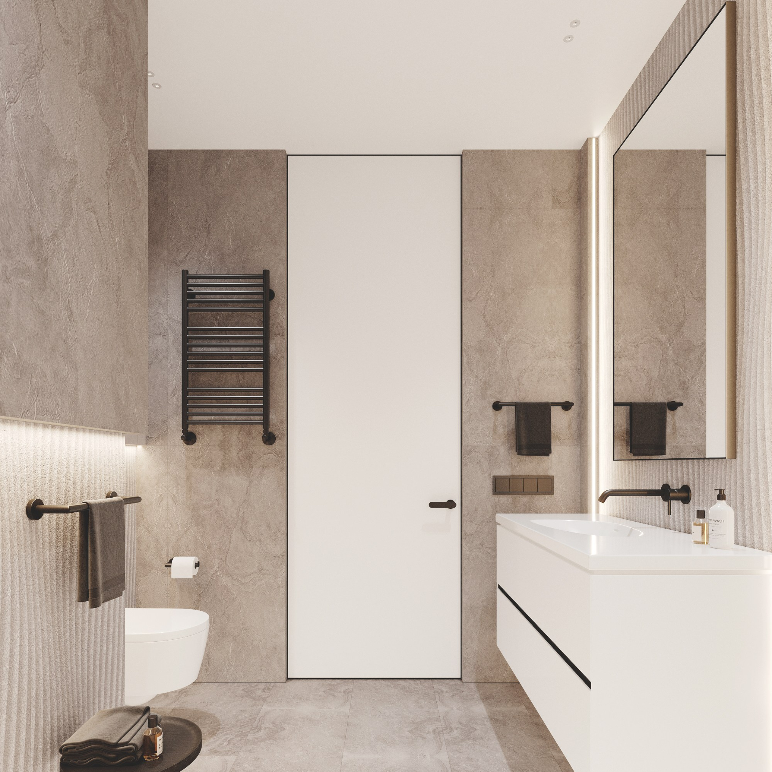 LAZURNY BEREG 140 | Дизайн проект квартиры для летнего отдыха в Сочи. Студия дизайна интерьера в Сочи mon buro Дизайнер Павел Пура