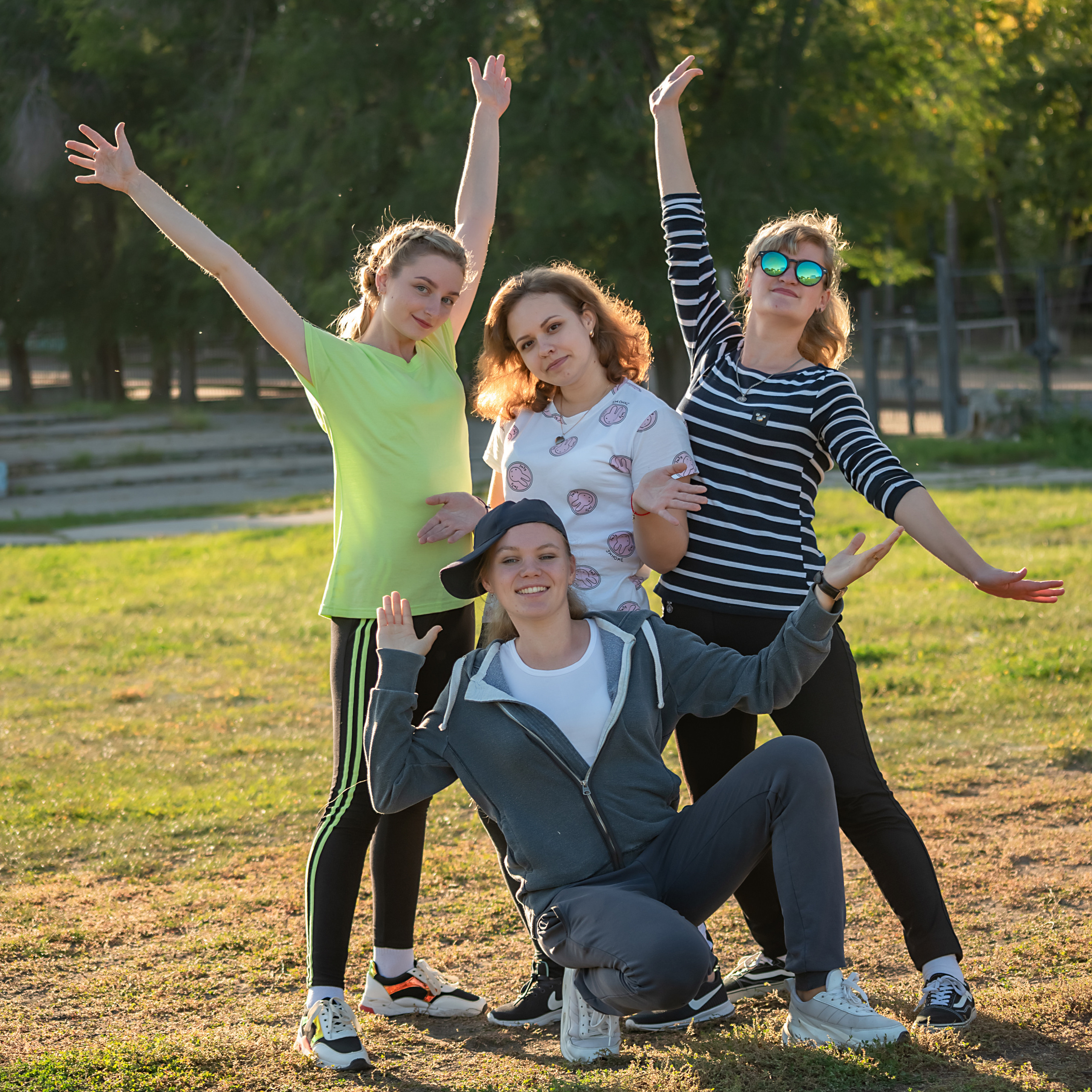 11кл на стадионе