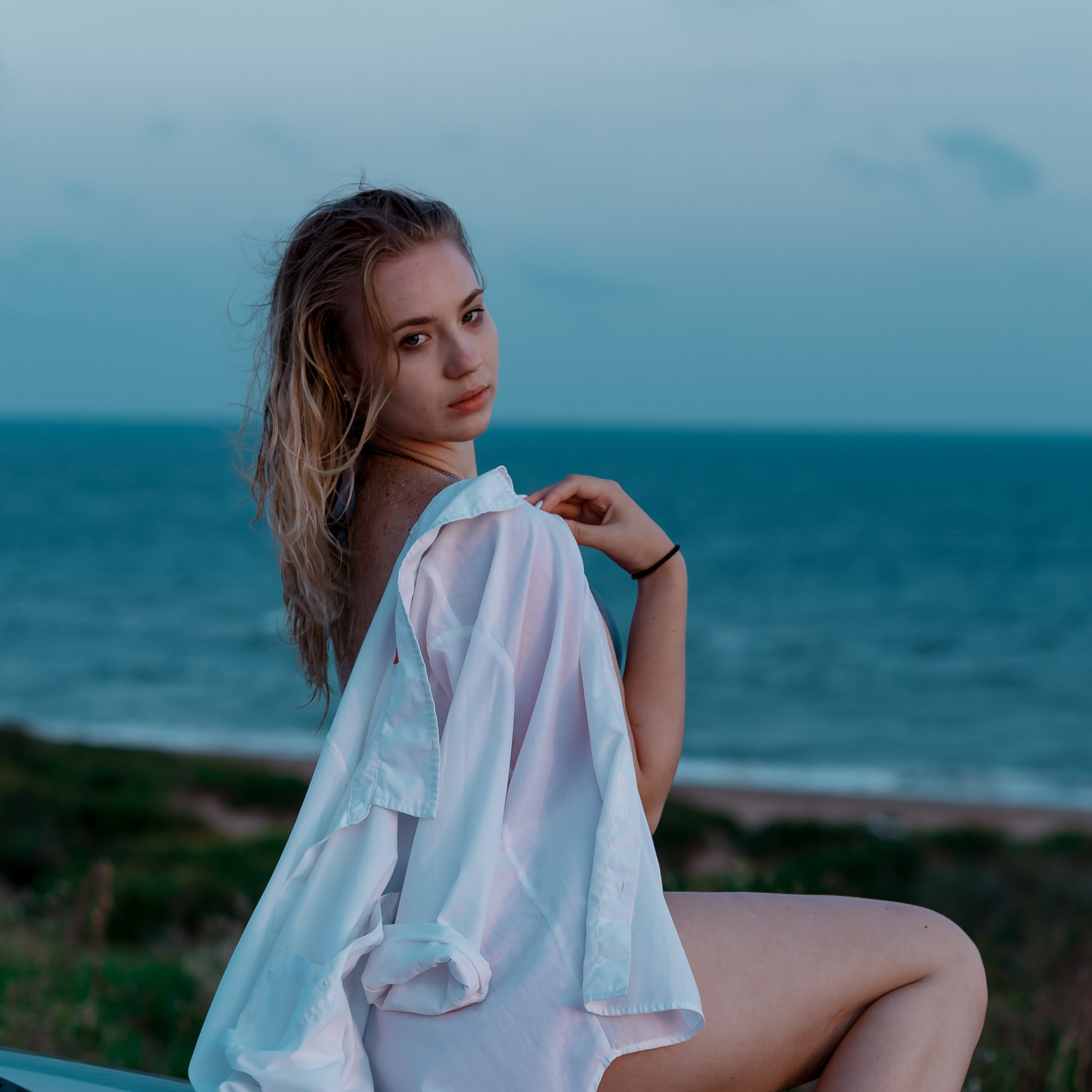 Лиза на море